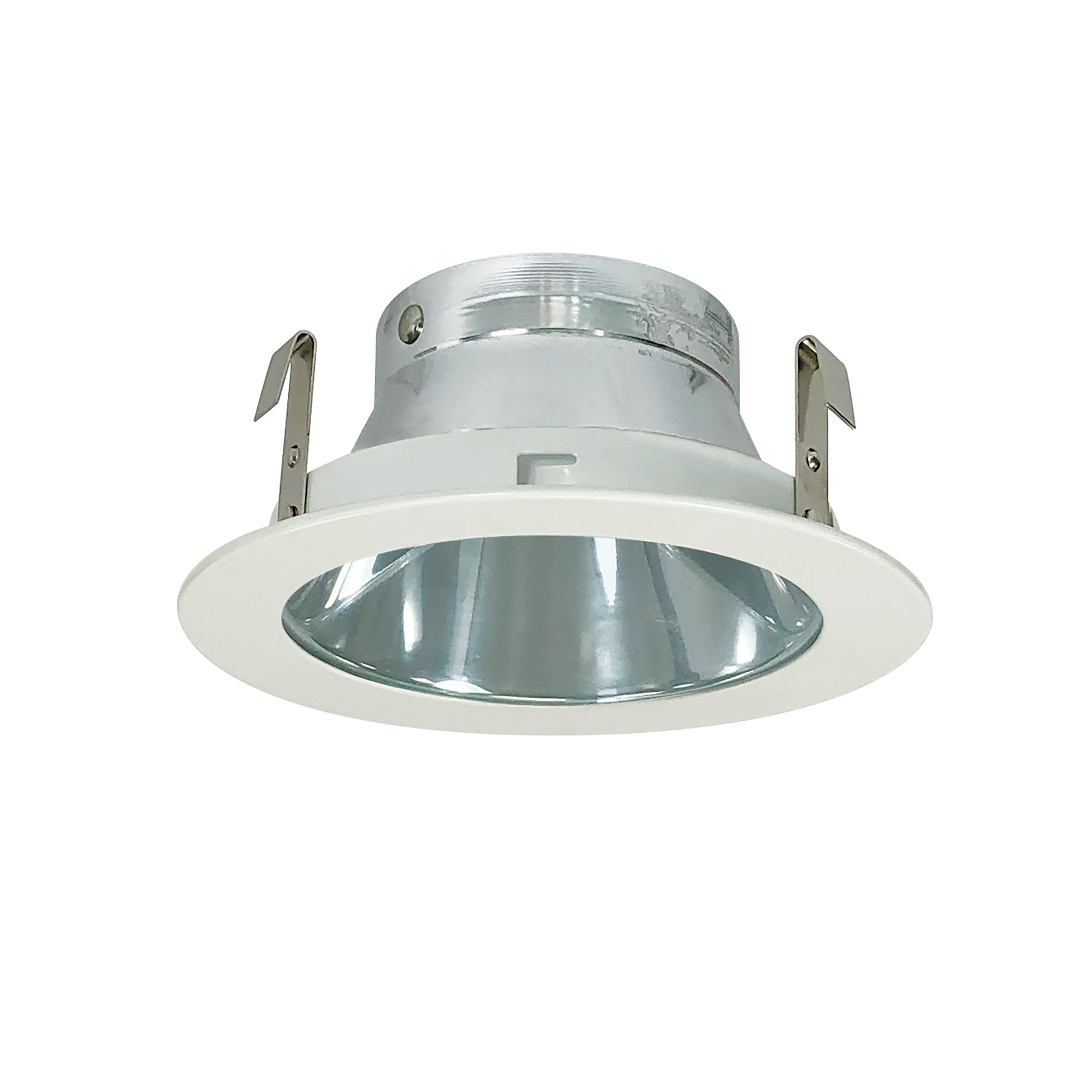 Nora Lighting NL - 414 4",LV,REF.,CHROME,WHITE RING - Sonic Electric