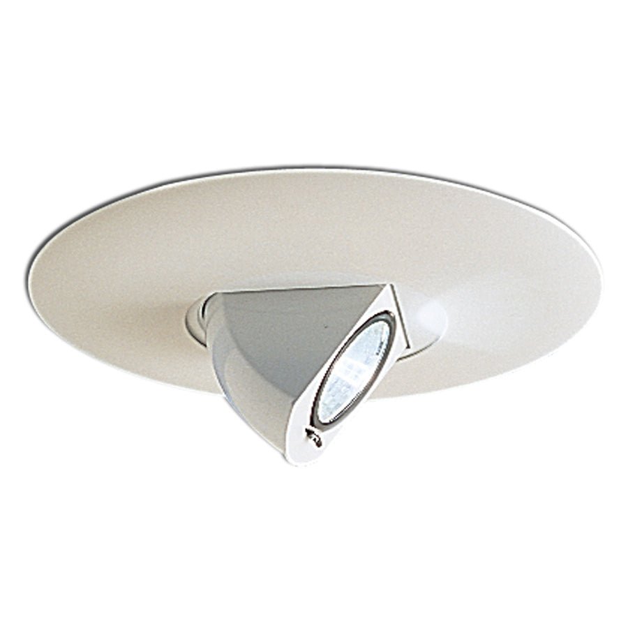 Nora Lighting NL - 680W 6" Surface Adjustable Elbow w/ Metal Trim, White - Sonic Electric