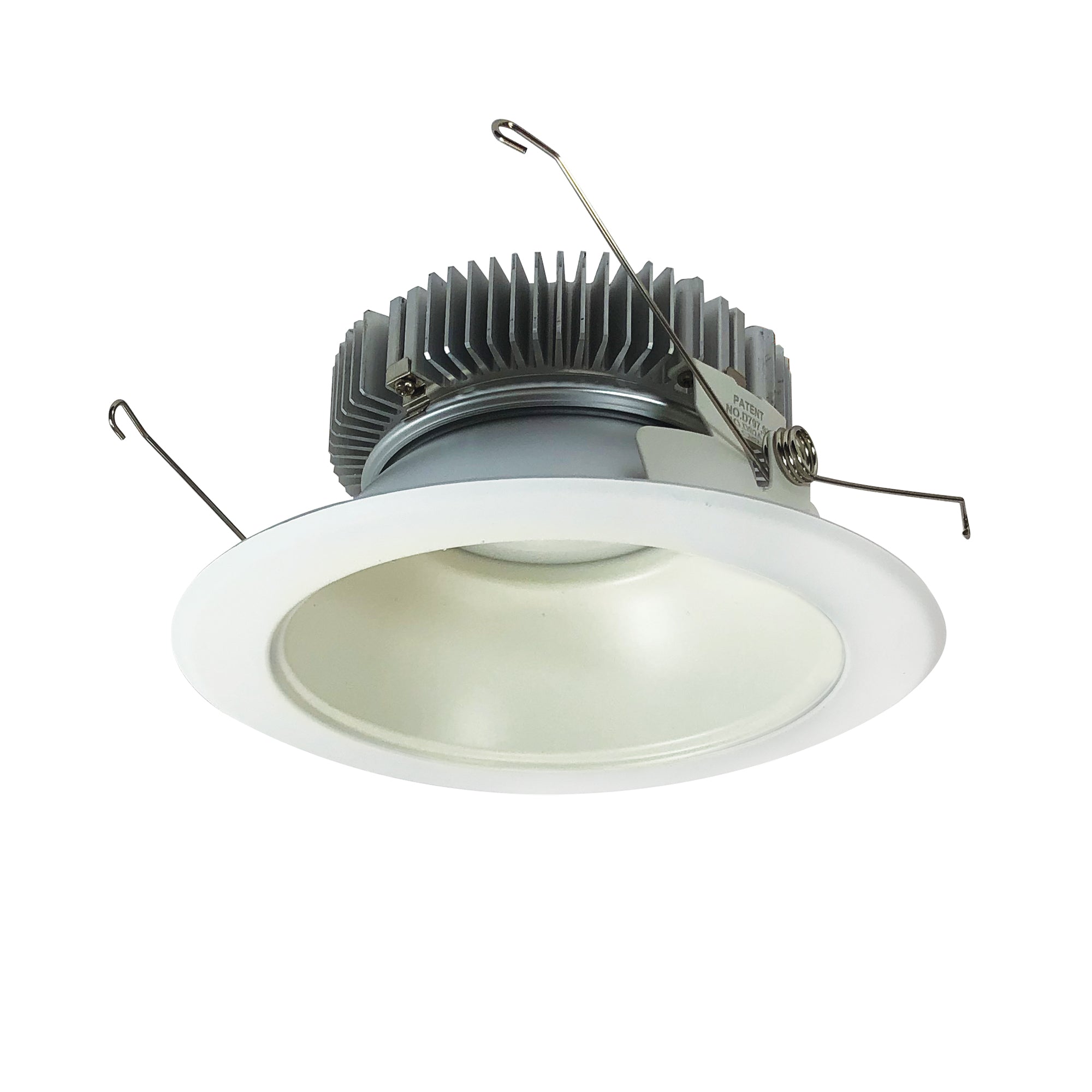 Nora Lighting NLCB2 - 6512030MPW 6" Cobalt Dedicated High Lumen Reflector, 2000lm, 3000K, Matte Powder White Reflector / Matte Powder White Flange - Sonic Electric
