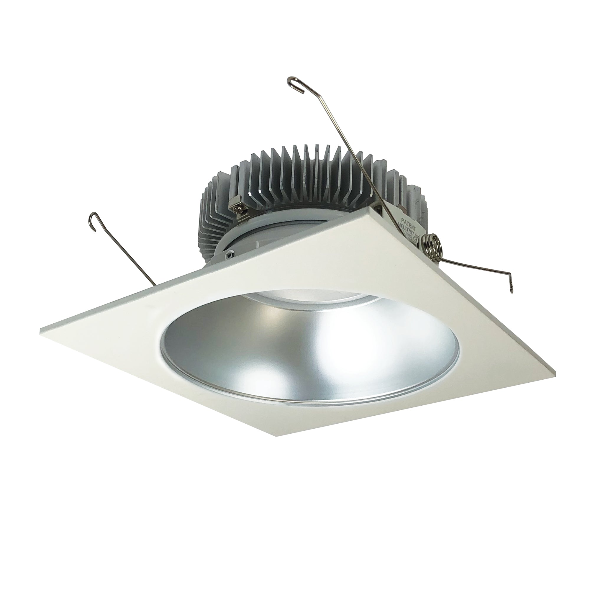 Nora Lighting NLCB2 - 6532027DW 6" Cobalt Dedicated High Lumen Square/Round, 2000lm, 2700K, Diffused Clear Reflector / White Flange - Sonic Electric