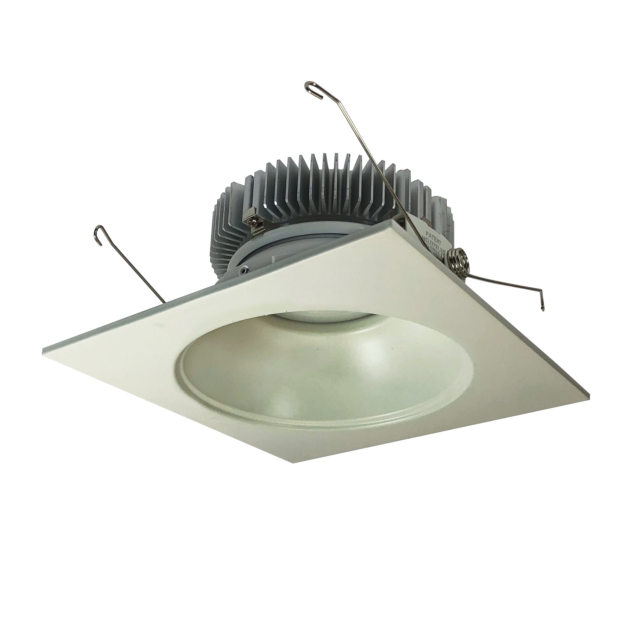 Nora Lighting NLCB2 - 6532027WW 6" Cobalt Dedicated High Lumen Square/Round, 2000lm, 2700K, White Reflector / White Flange - Sonic Electric