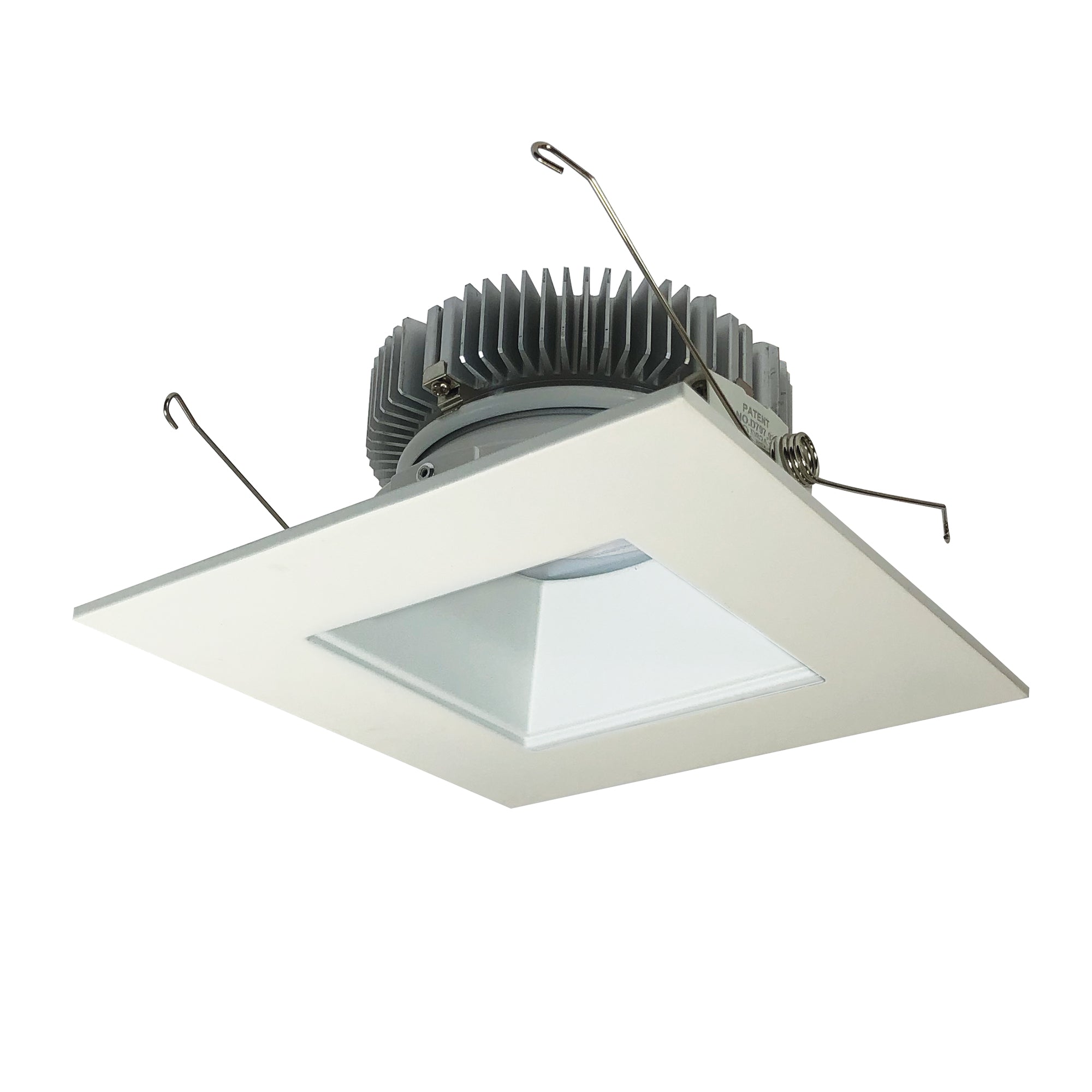 Nora Lighting NLCB2 - 6561527MPW 6" Cobalt Dedicated High Lumen Square/Square, 1500lm, 2700K, Matte Powder White Reflector / Matte Powder White Flange - Sonic Electric