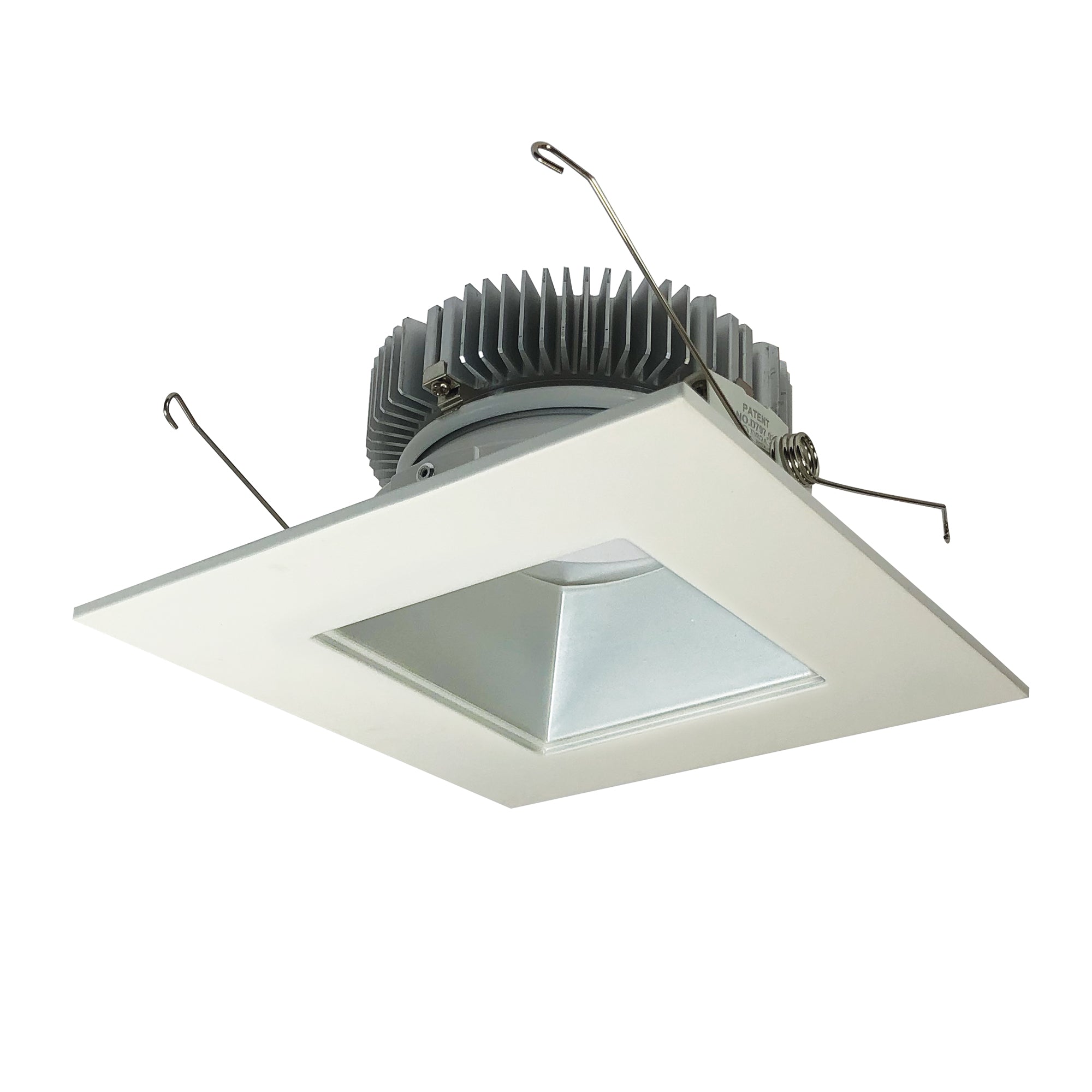 Nora Lighting NLCB2 - 6562040HZW 6" Cobalt Dedicated High Lumen Square/Square, 2000lm, 4000K, Haze Reflector / White Flange - Sonic Electric