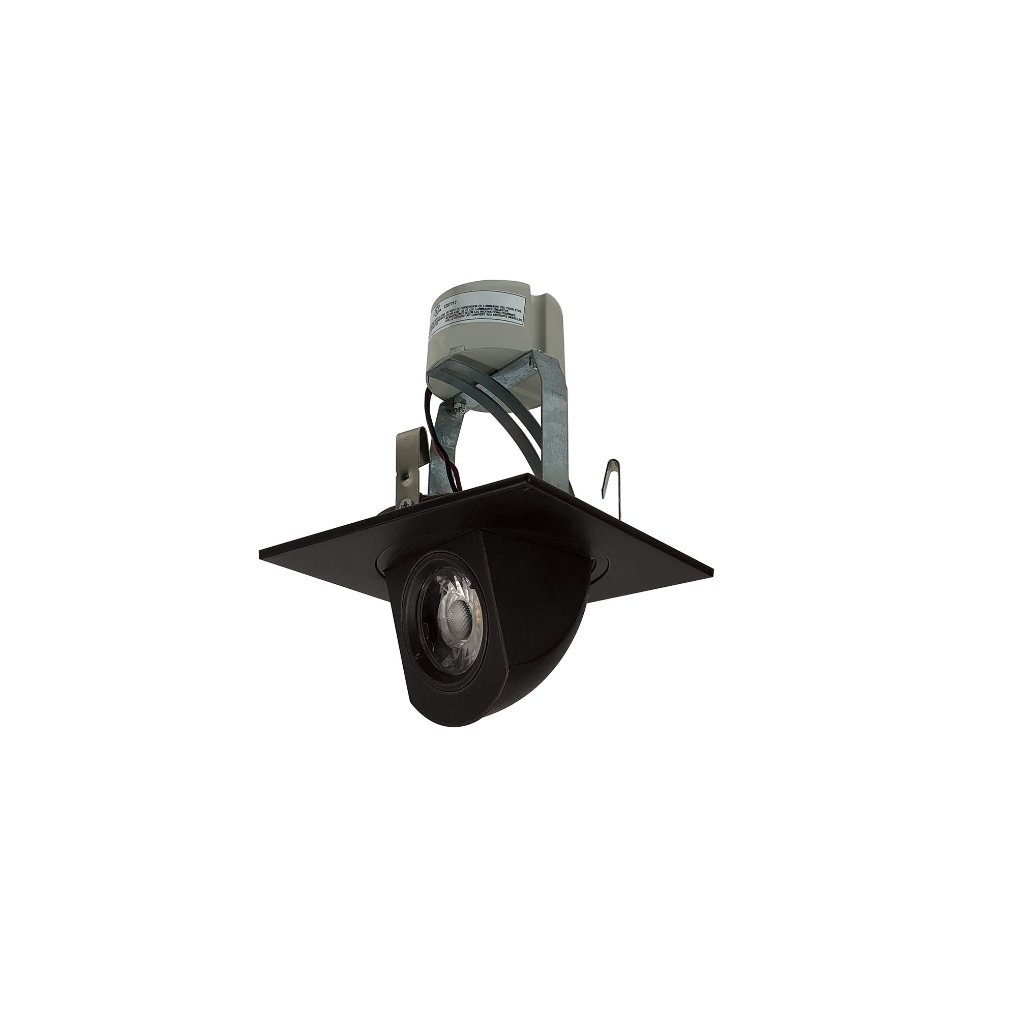 Nora Lighting NLCBC - 487027XBZ/A 4" Cobalt Square Adjustable Elbow LED Retrofit, 800lm / 12W, 2700K, Bronze Finish - Sonic Electric