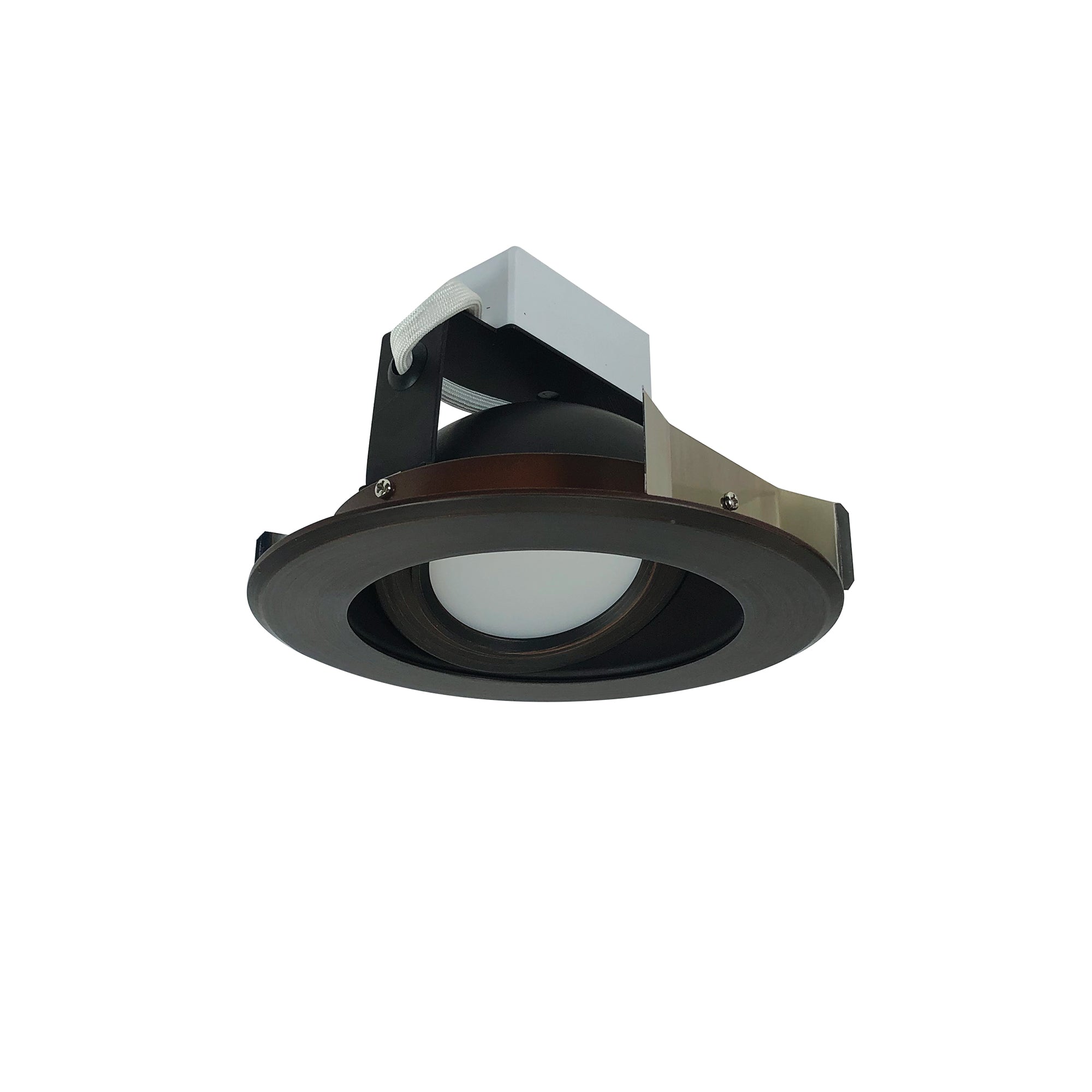 Nora Lighting NLCBC - 56935XBZBZ 5" Cobalt Adjustable LED Retrofit, 1200lm / 14W, 3500K, Bronze Reflector / Bronze Flange - Sonic Electric