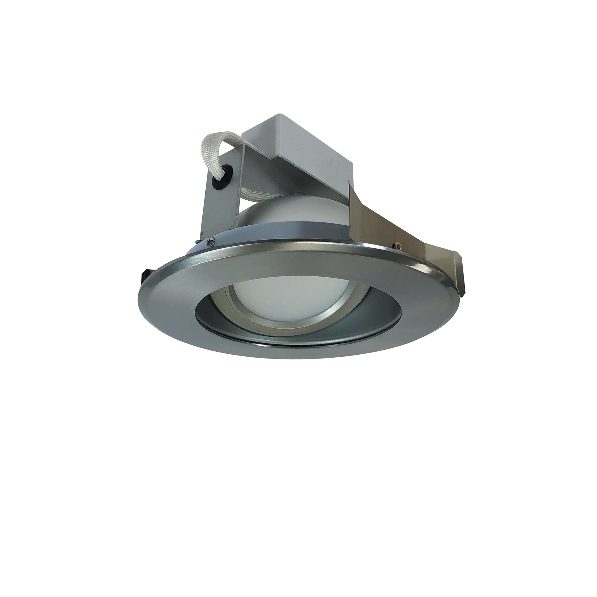 Nora Lighting NLCBC - 56935XHZN 5" Cobalt Adjustable LED Retrofit, 1200lm / 14W, 3500K, Haze Reflector / Natural Metal Flange - Sonic Electric