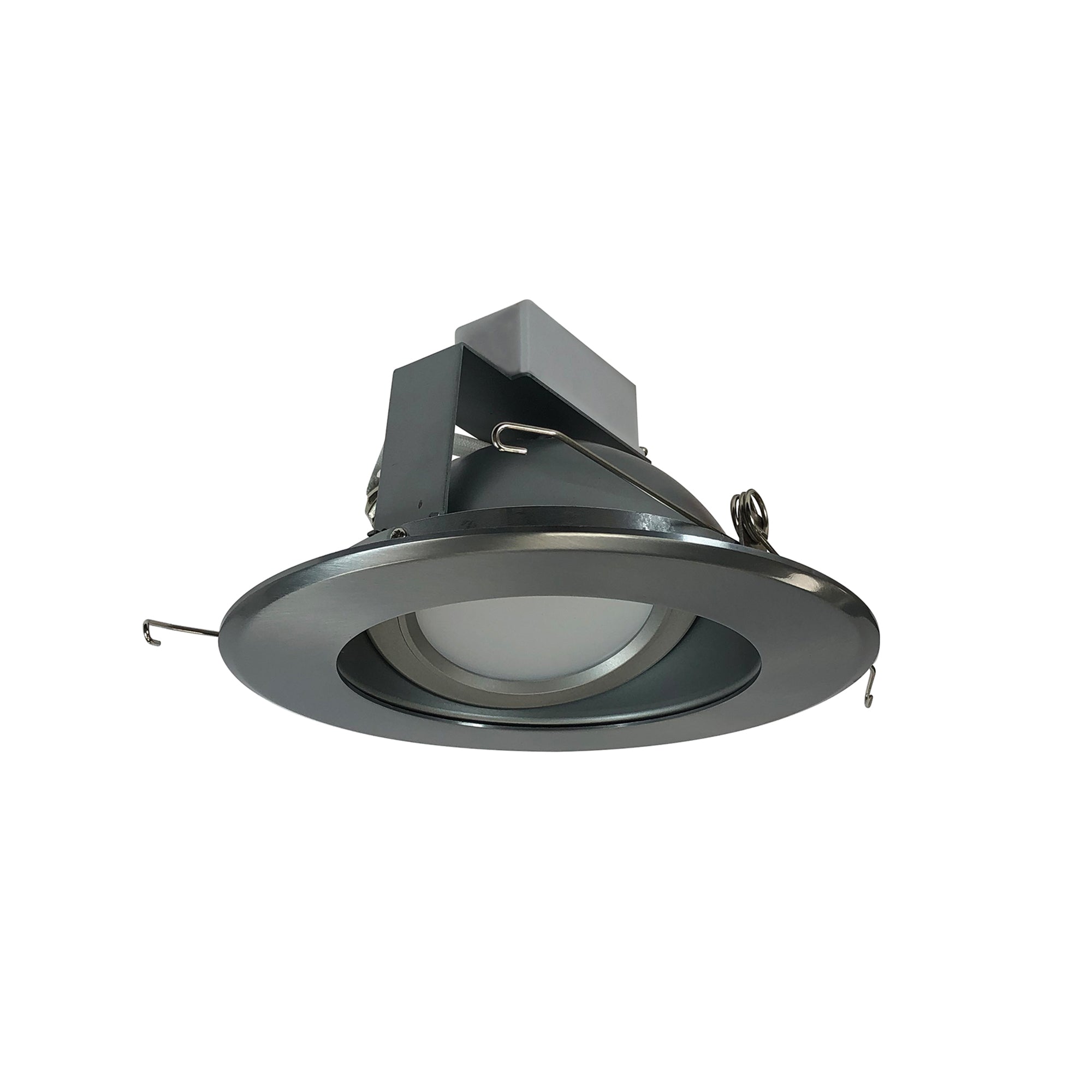 Nora Lighting NLCBC - 66930XHZN 6" Cobalt Adjustable LED Retrofit, 1200lm / 14W, 3000K, Haze Reflector / Natural Metal Flange - Sonic Electric