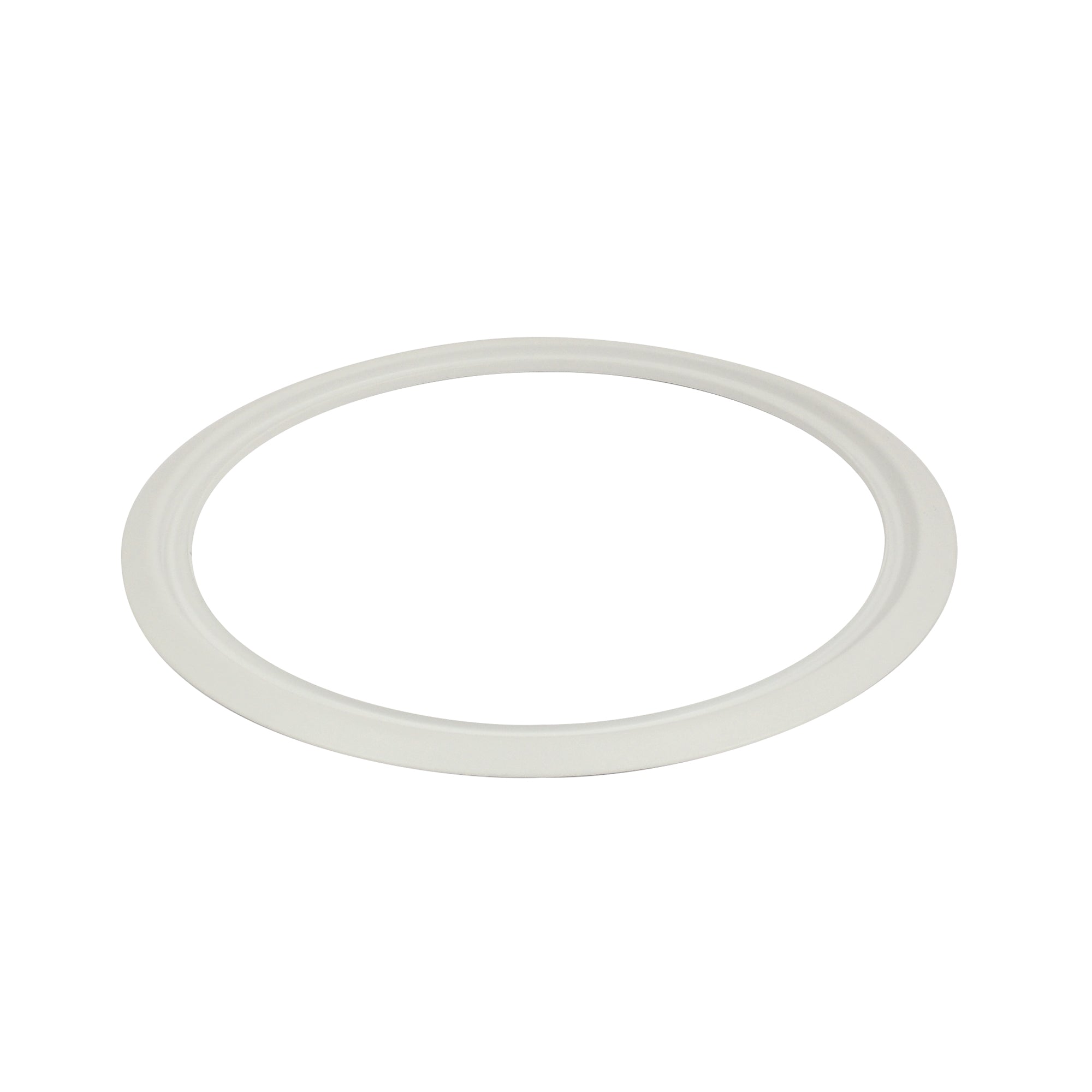 Nora Lighting NLCBC - 6OR - W Round Oversize Ring for 6" Cobalt Retrofits, White Finish - Sonic Electric