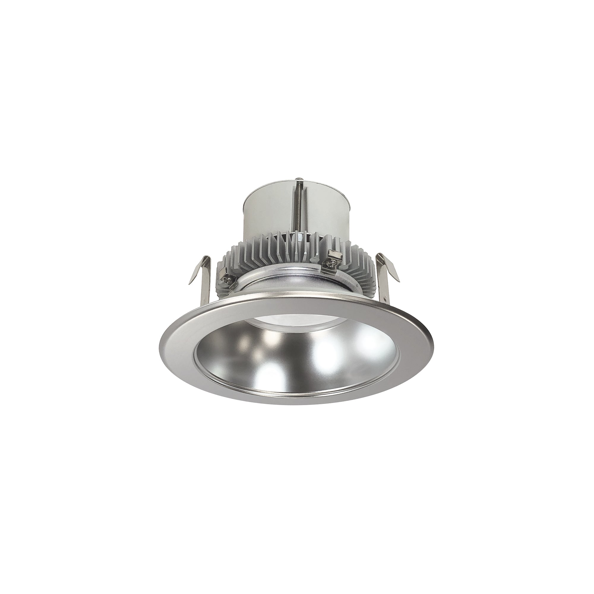 Nora Lighting NLCBC2 - 45127NN/A 4" Cobalt Click Round Retrofit Reflector,750lm / 12W,2700K, Natural Metal Reflector / Natural Metal Flange - Sonic Electric