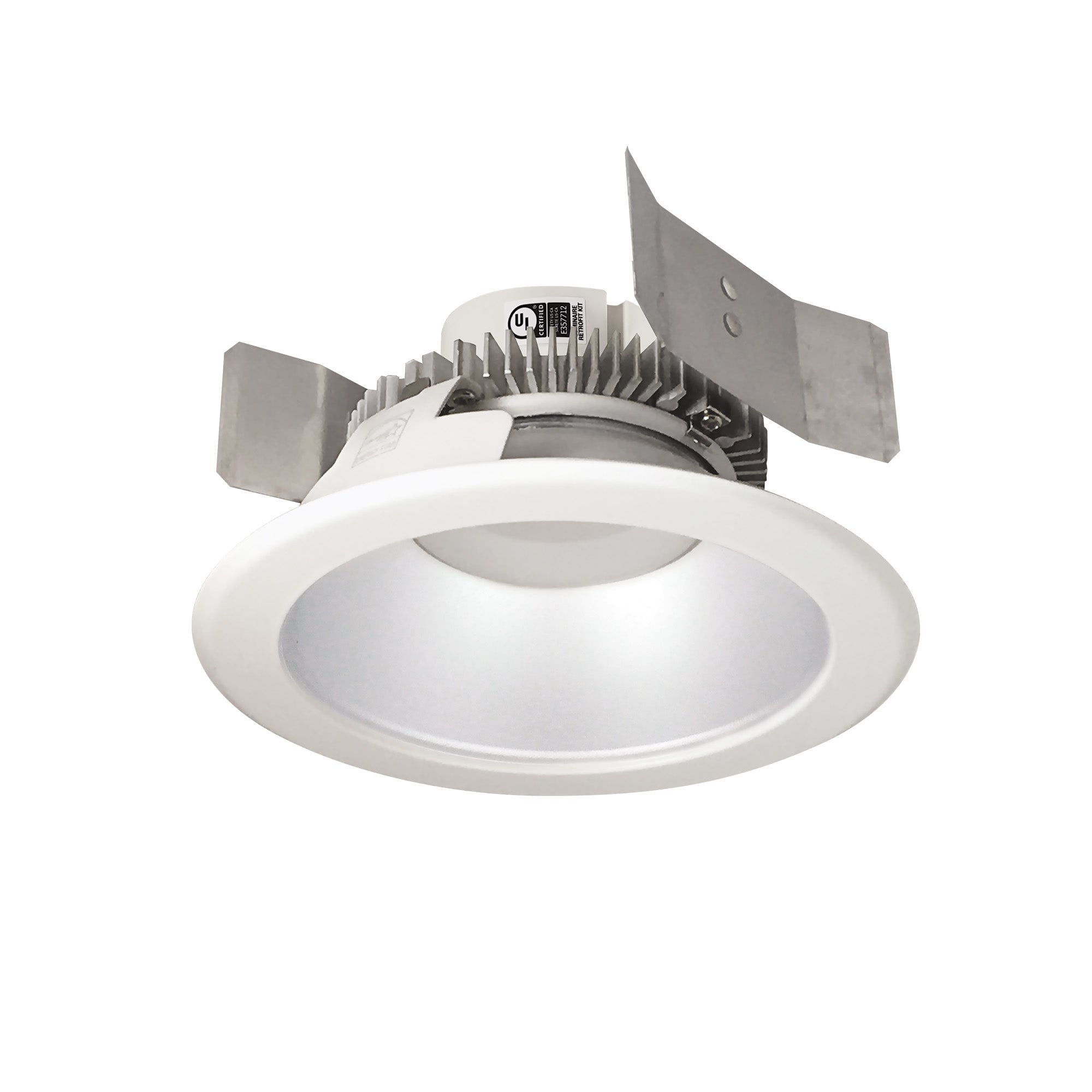 Nora Lighting NLCBC2 - 551TWHZW/10 5" Cobalt Click Round Retrofit Reflector, 1000lm / 13.5W, Selectable CCT, Haze/White - Sonic Electric