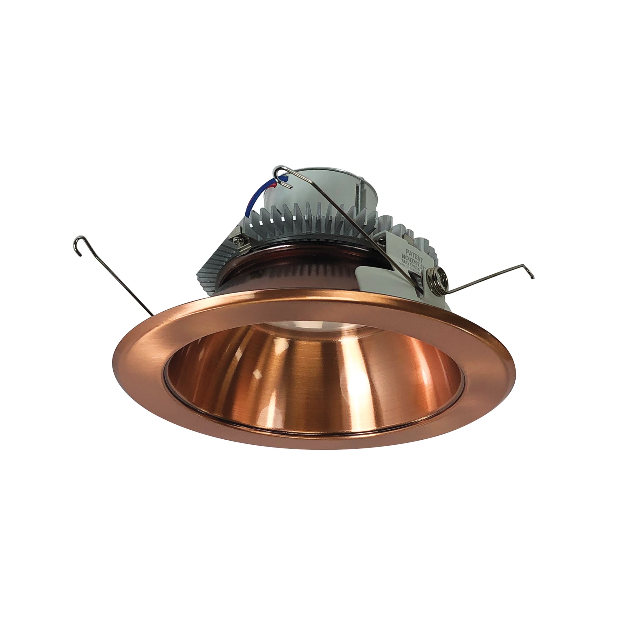 Nora Lighting NLCBC2 - 65130COCO/10LE4 6" Cobalt Click Round Retrofit Reflector, 1000lm / 12W, 3000K, Copper Reflector / Copper Flange, 120 - 277V input; Phase or 0 - 10V dimming - Sonic Electric