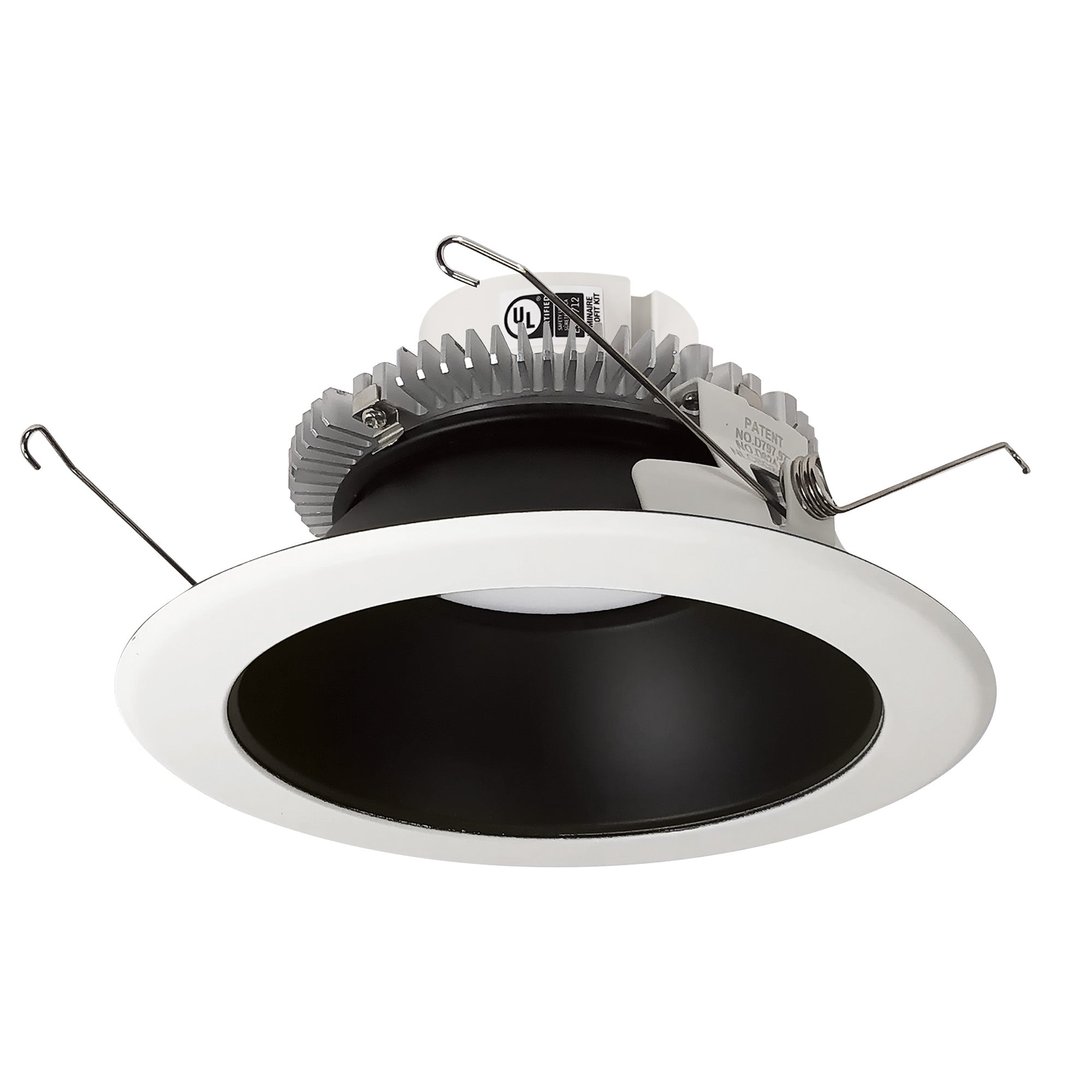 Nora Lighting NLCBC2 - 651TWBW/10 6" Cobalt Click Round Retrofit Reflector, 1000lm / 13.5W, Selectable CCT, Black/White - Sonic Electric