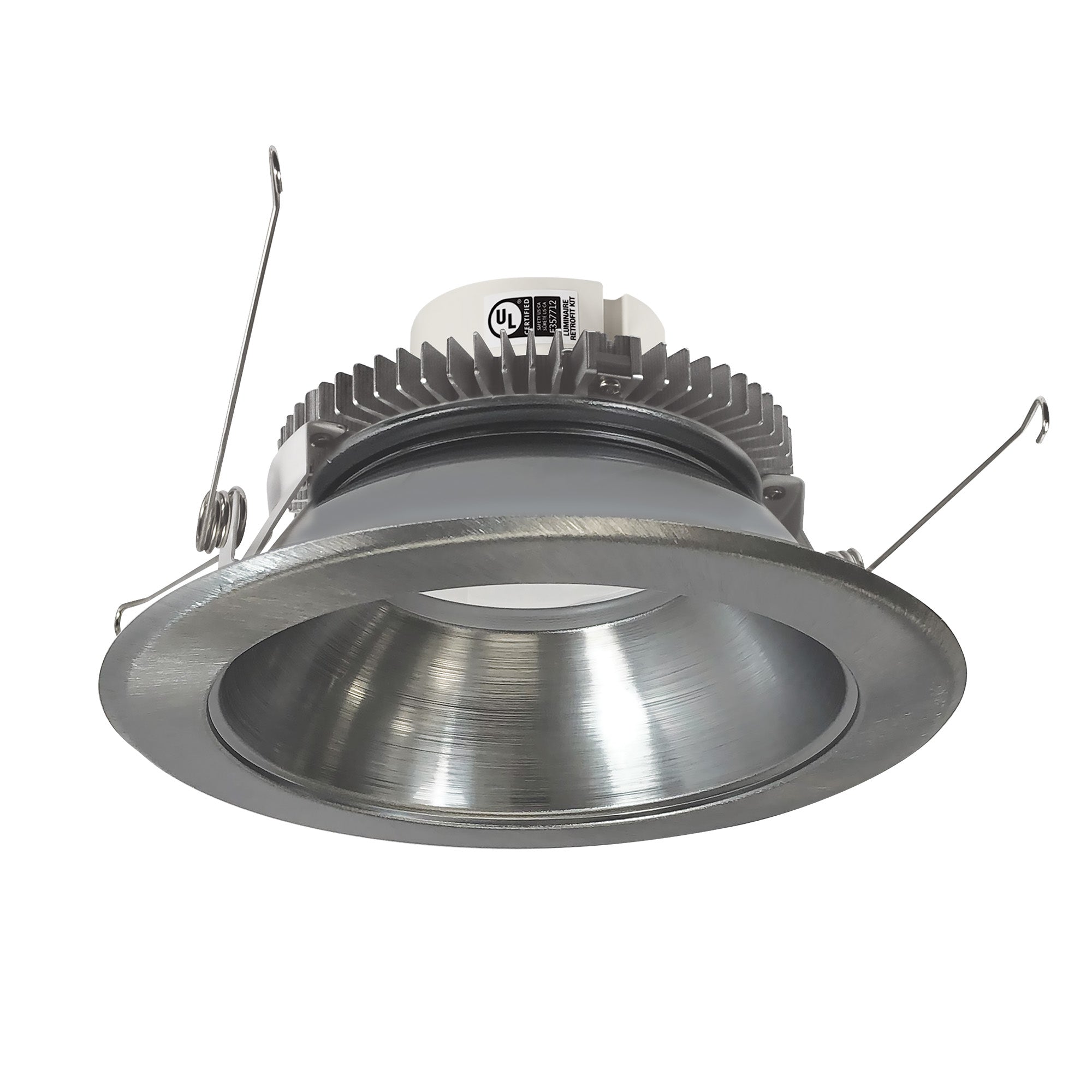 Nora Lighting NLCBC2 - 651TWNN/10 6" Cobalt Click Round Retrofit Reflector, 1000lm / 13.5W, Selectable CCT, Natural Metal - Sonic Electric