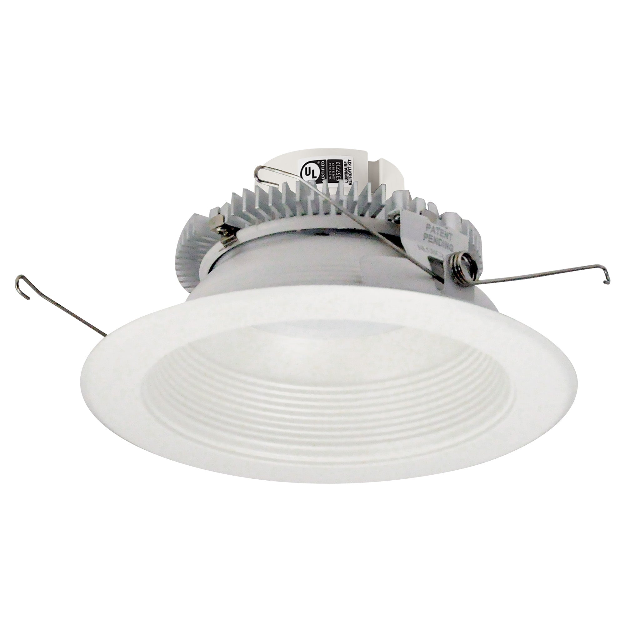 Nora Lighting NLCBC2 - 652TWWW/10 6" Cobalt Click Round Retrofit Baffle, 1000lm / 13.5W, Selectable CCT, White - Sonic Electric