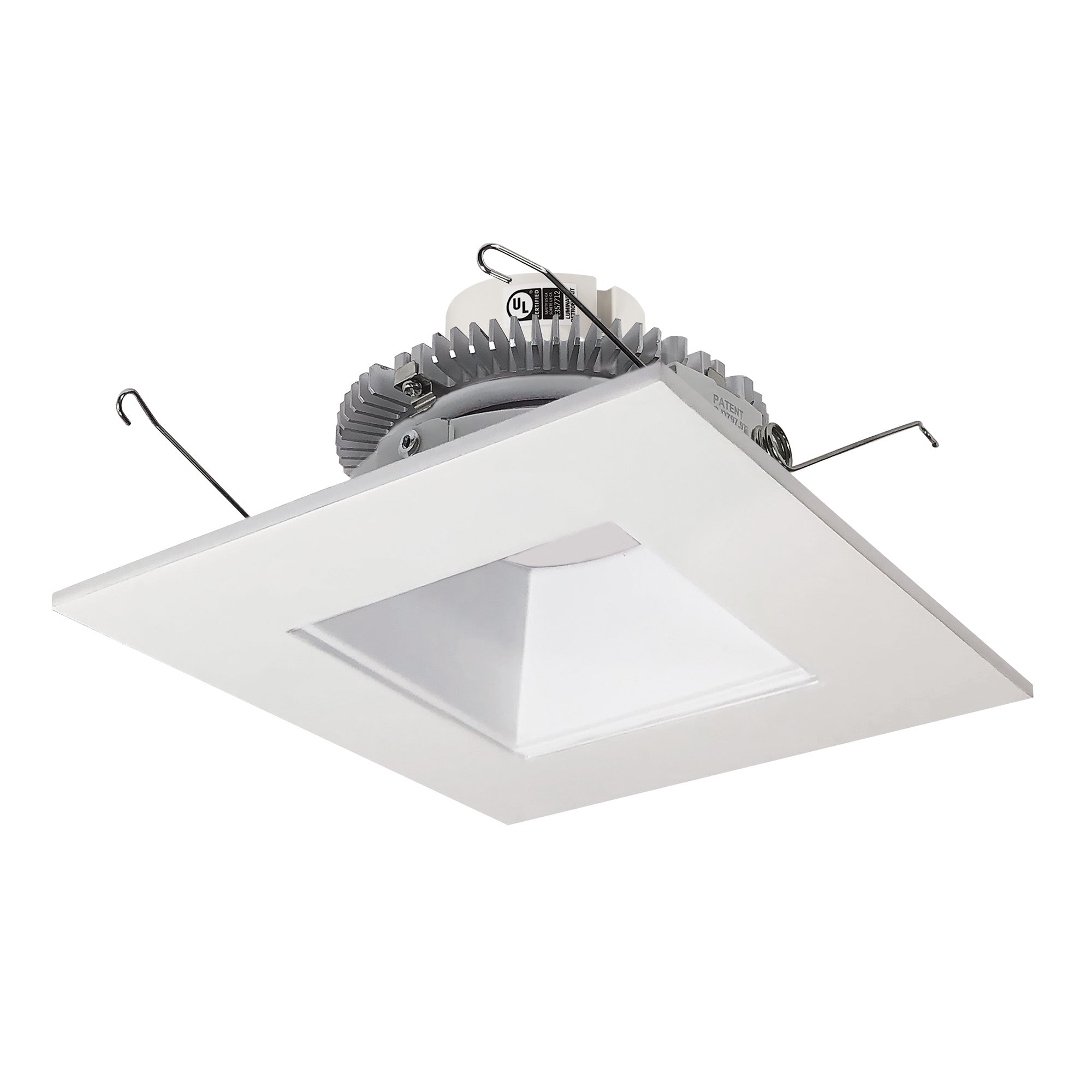 Nora Lighting NLCBC2 - 656TWWW/10 6" Cobalt Click Square Retrofit Reflector with Square Aperture, 1000lm / 13.5W, Selectable CCT, White - Sonic Electric