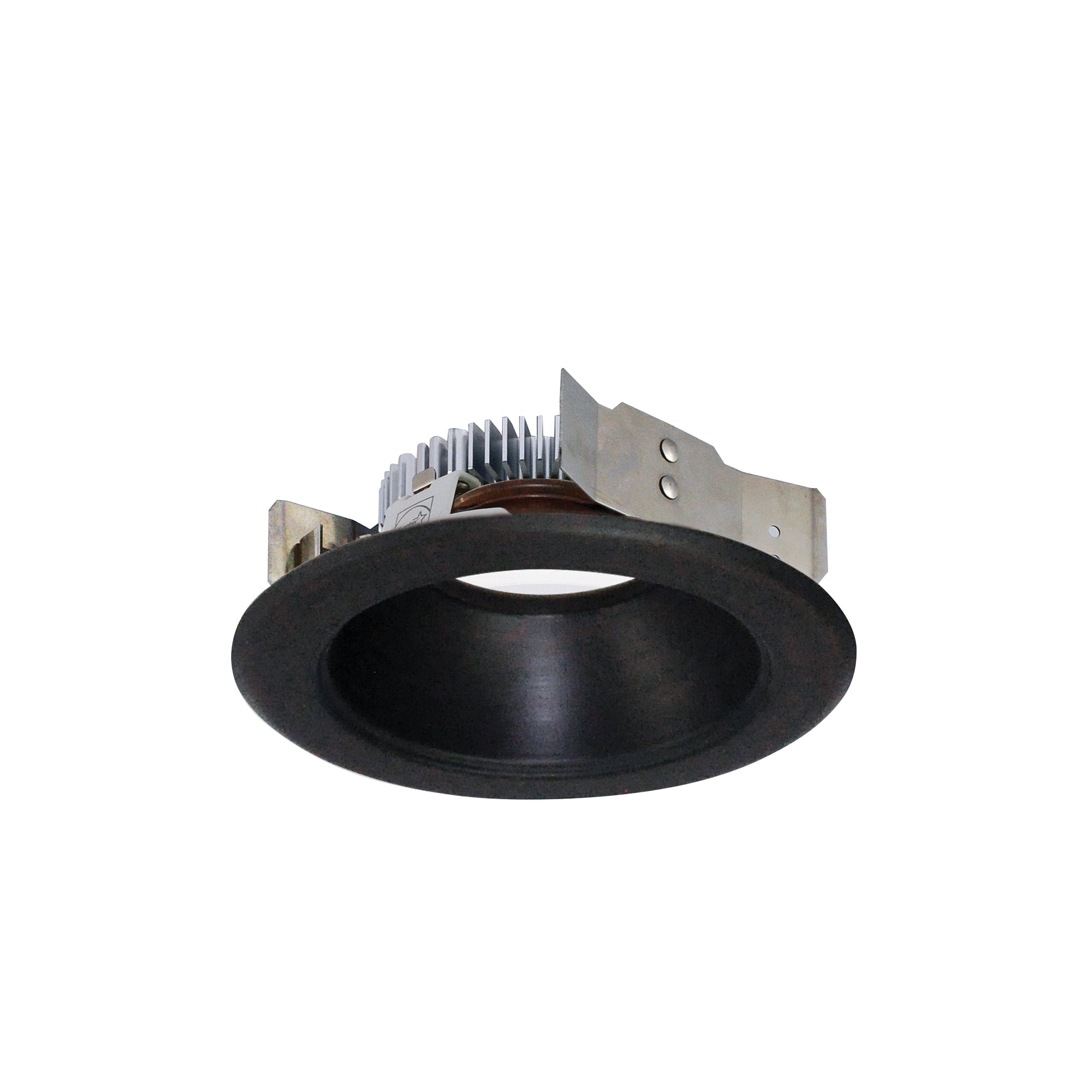 Nora Lighting NLCBS - 4W511227BZ 4" Cobalt Shallow High Lumen LED Trim, Round Reflector, 1250lm, 2700K, Bronze - Sonic Electric