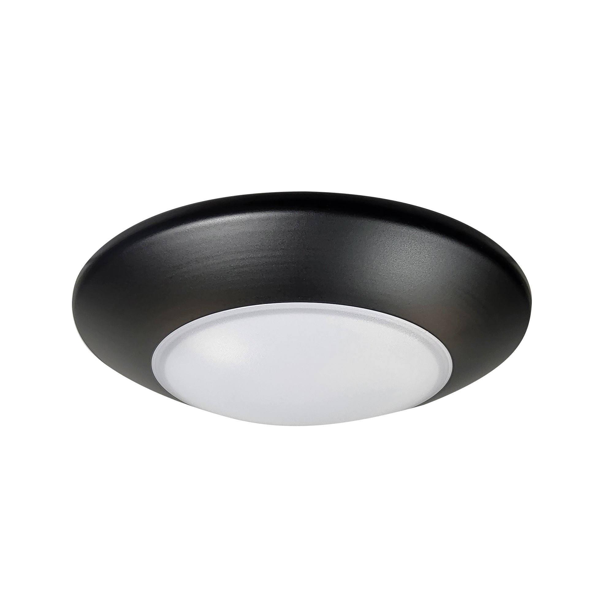 Nora Lighting NLOPAC - R4509T2430B 4" AC Opal LED Surface Mount, 700lm / 10.5W, 3000K, Black finish - Sonic Electric