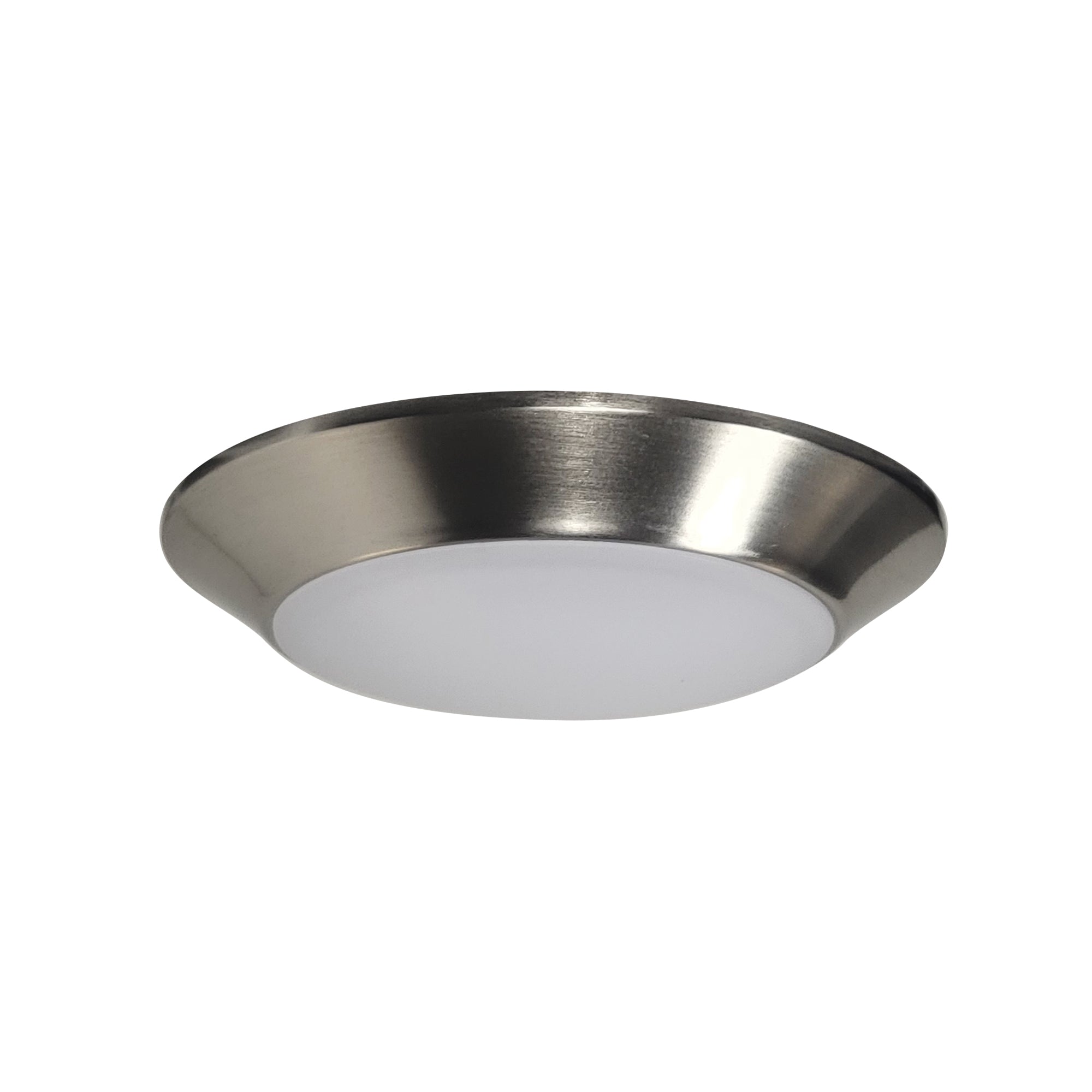 Nora Lighting NLOPAC - R4TWNM 4" AC Opal LED Surface Mount, 700lm / 10W, Selectable CCT, Natural Metal finish - Sonic Electric