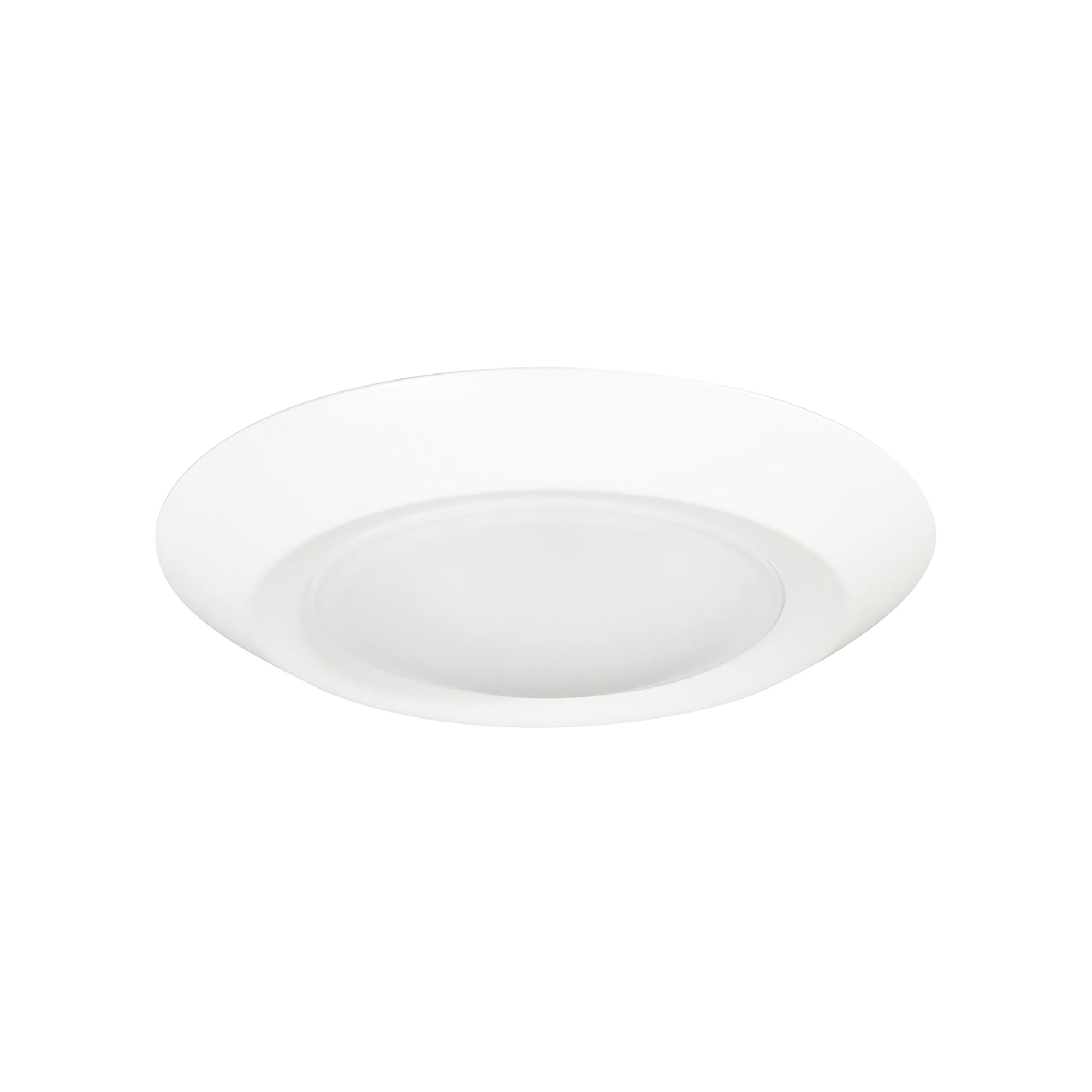 Nora Lighting NLOPAC - R6REGT2427W 6" Regressed AC Opal LED Surface Mount, 950lm / 13W, 2700K, White finish - Sonic Electric