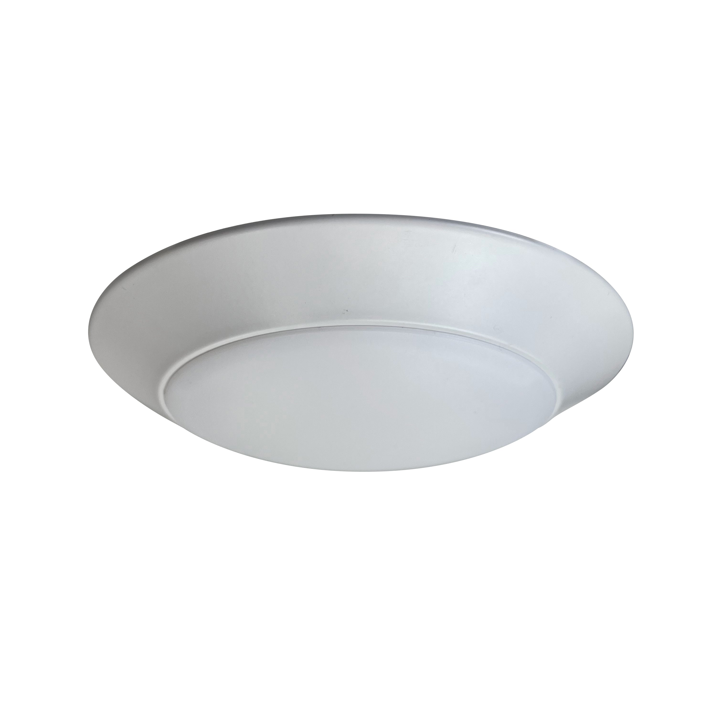 Nora Lighting NLOPAC - R6TWW 6" AC Opal LED Surface Mount, 1200lm / 16W, Selectable CCT, White finish - Sonic Electric