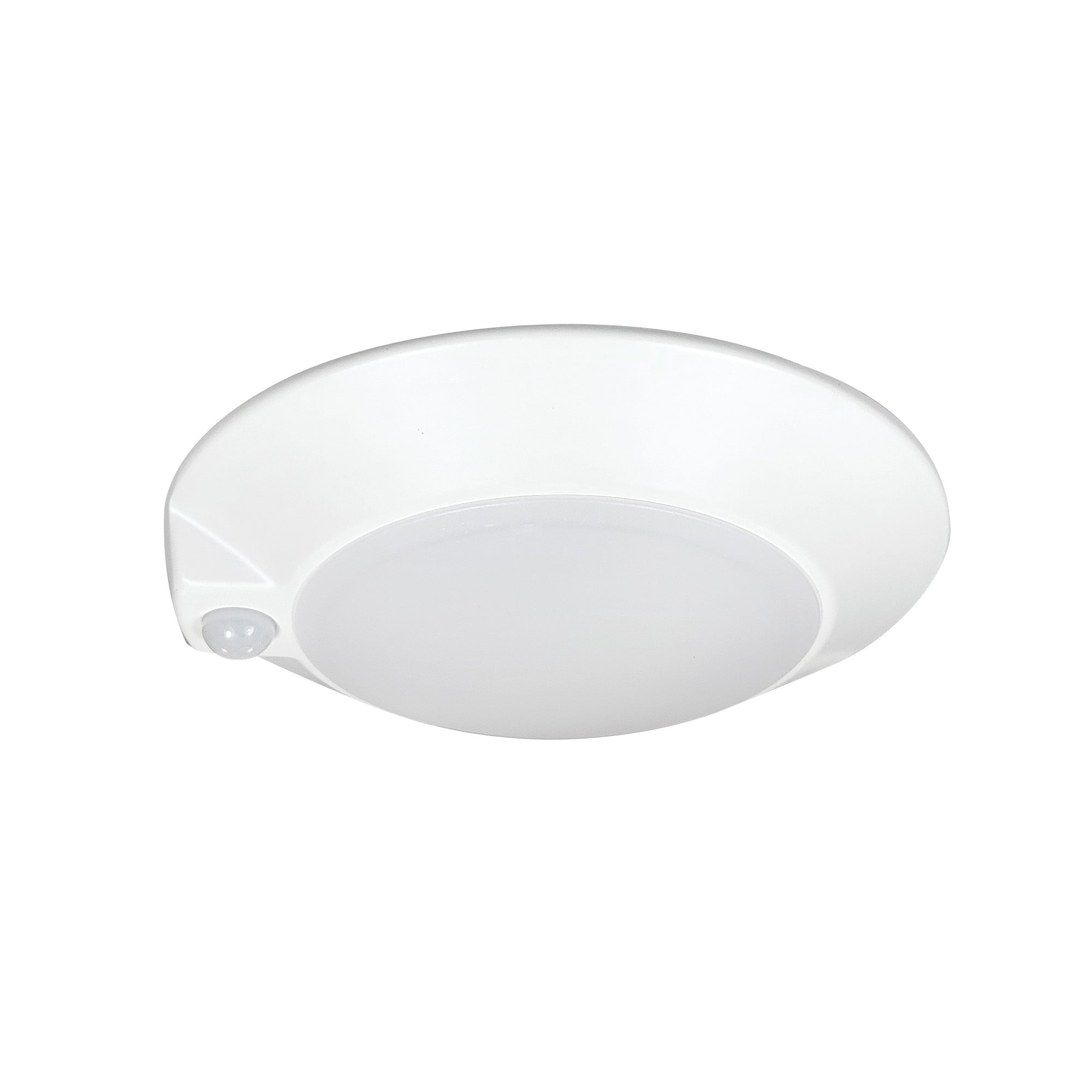 Nora Lighting NLOPAC - R7MSTWW 7" AC Opal LED Surface Mount with PIR Motion Sensor, 950lm / 14W, Selectable CCT, White Finish - Sonic Electric