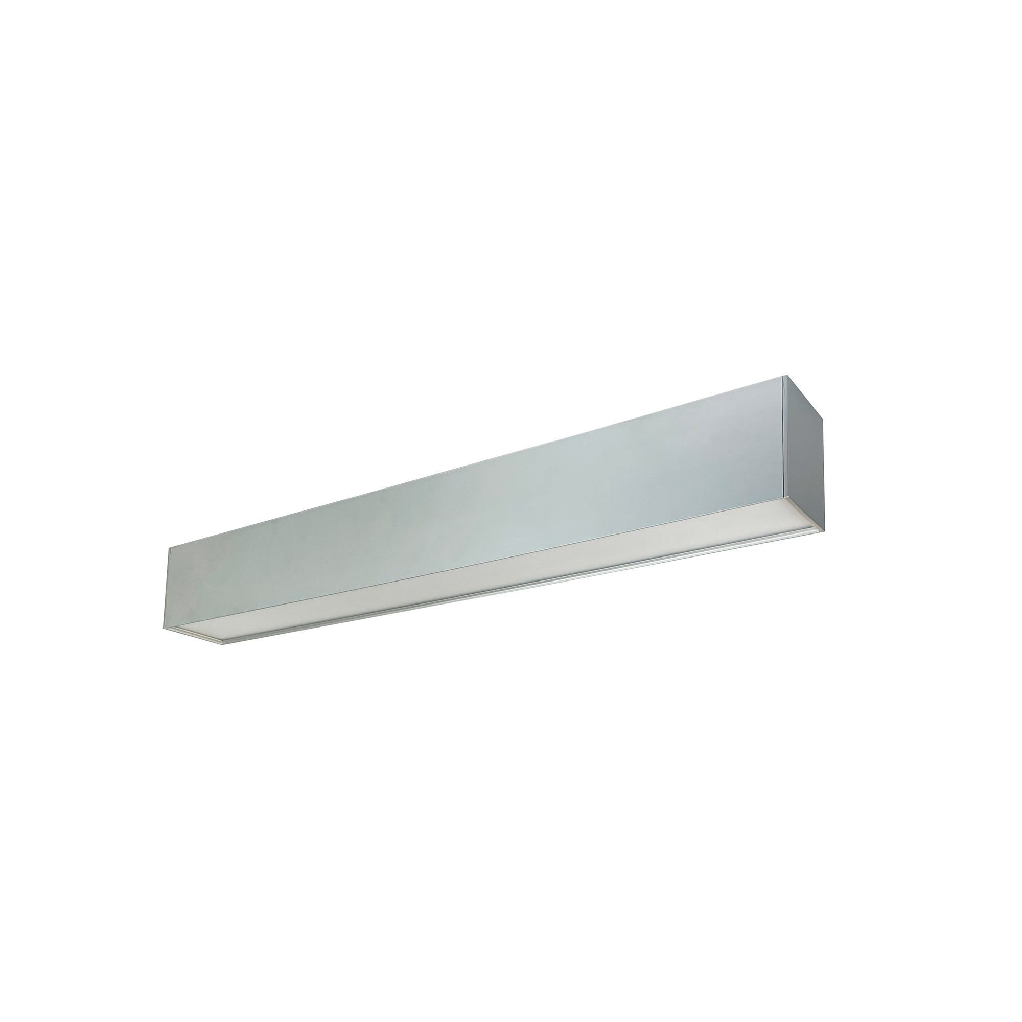 Nora Lighting NLUD - 2334A 2' L - Line LED Indirect/Direct Linear, 3710lm / Selectable CCT, Aluminum Finish - Sonic Electric