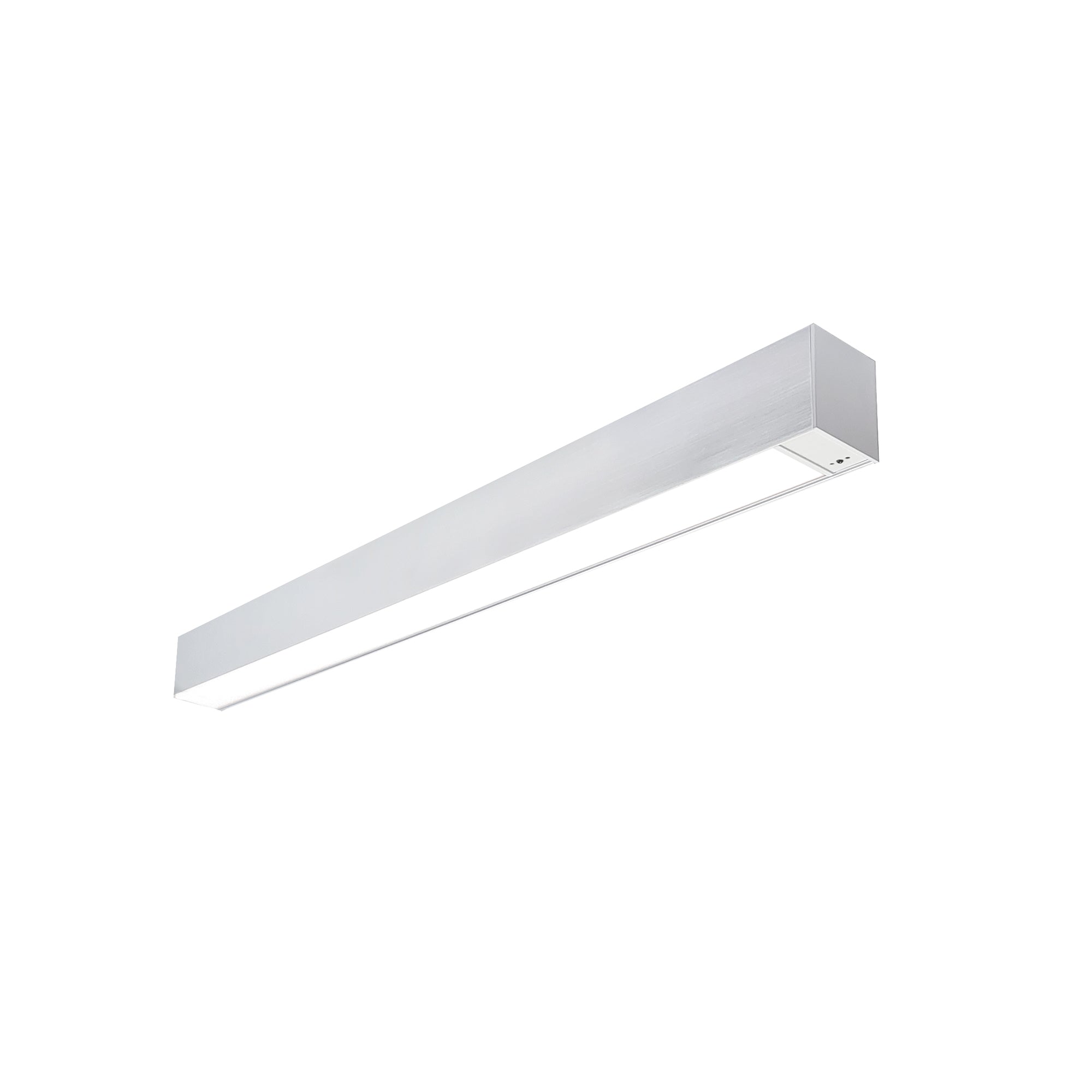 Nora Lighting NLUD - 2334A/OS 2' L - Line LED Indirect/Direct Linear, 3710lm / Selectable CCT, Aluminum Finish, with Motion Sensor - Sonic Electric
