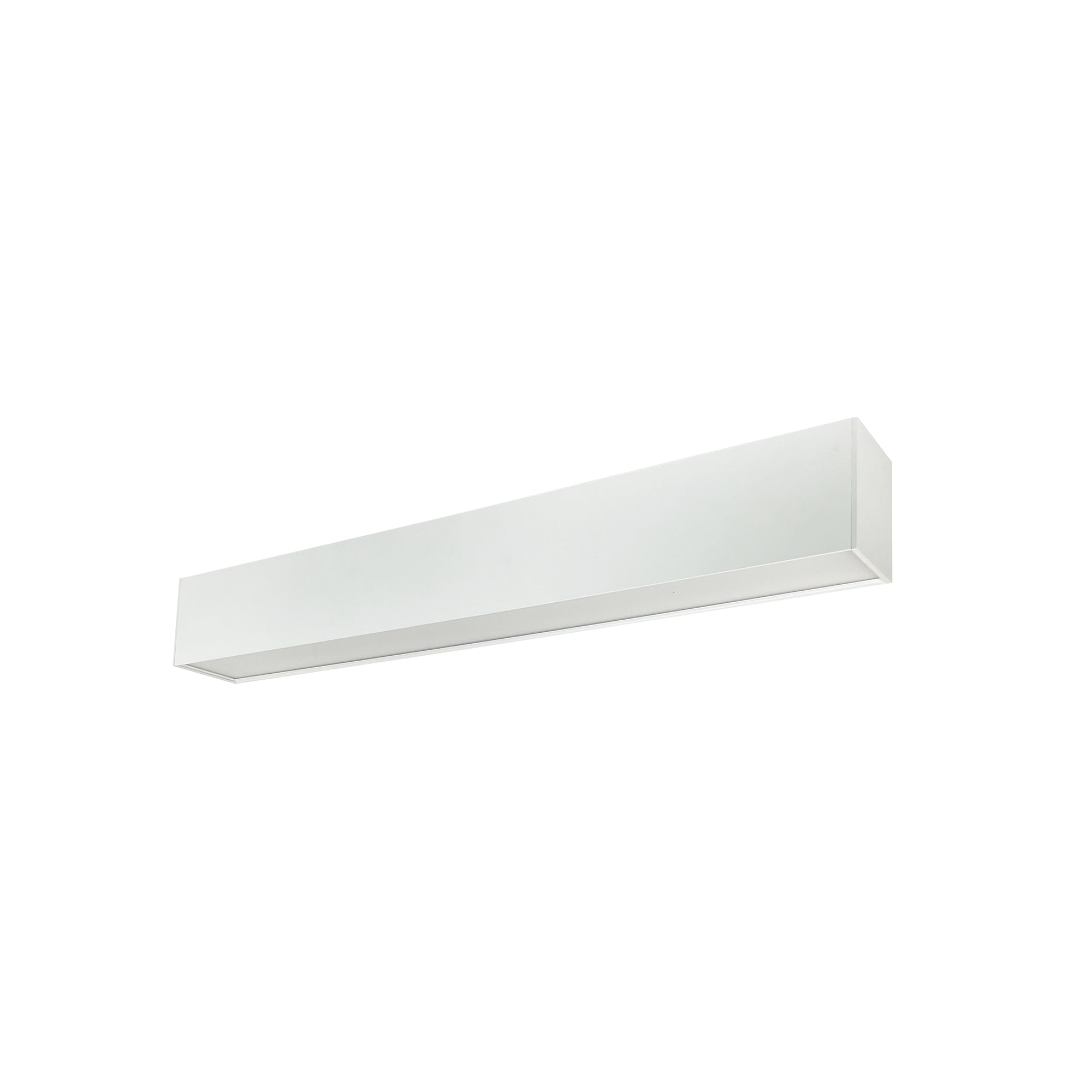 Nora Lighting NLUD - 2334W 2' L - Line LED Indirect/Direct Linear, 3710lm / Selectable CCT, White Finish - Sonic Electric
