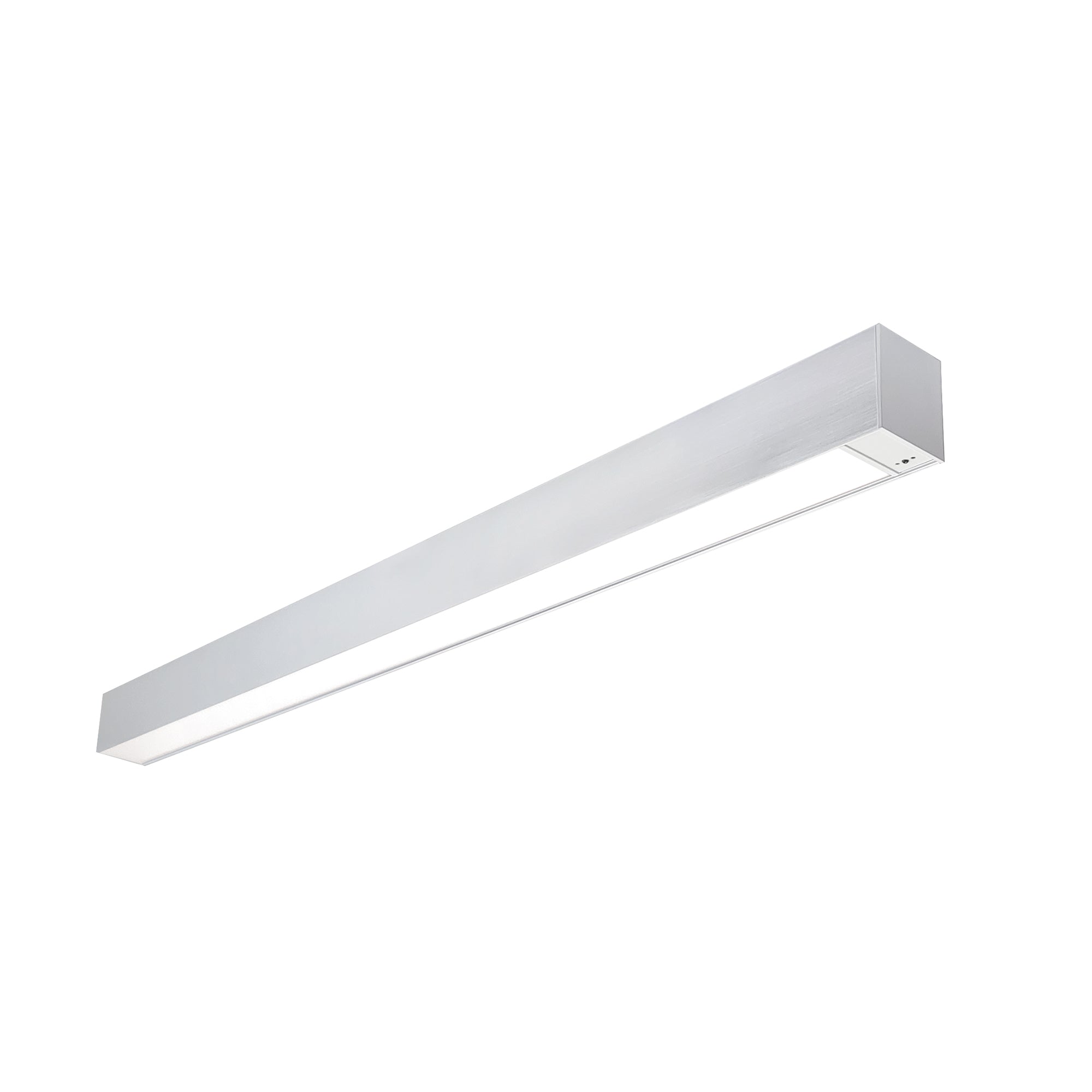 Nora Lighting NLUD - 8334A/OS 8' L - Line LED Indirect/Direct Linear, 12304lm / Selectable CCT, Aluminum Finish, with Motion Sensor - Sonic Electric