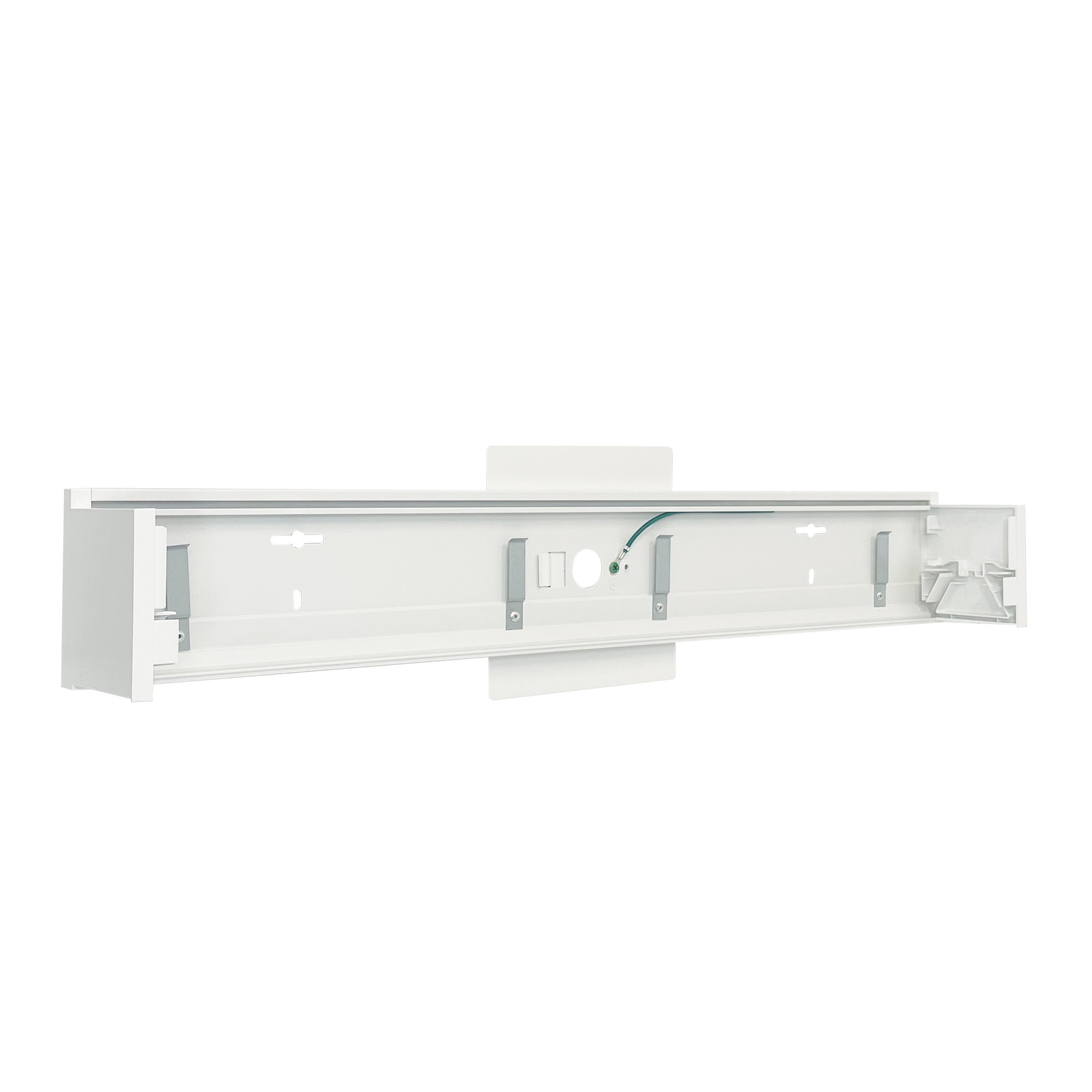 Nora Lighting NLUD - 8WMW/6W Wall Mount Kit for NLUD - 8334, White Finish, wired for EM - Sonic Electric