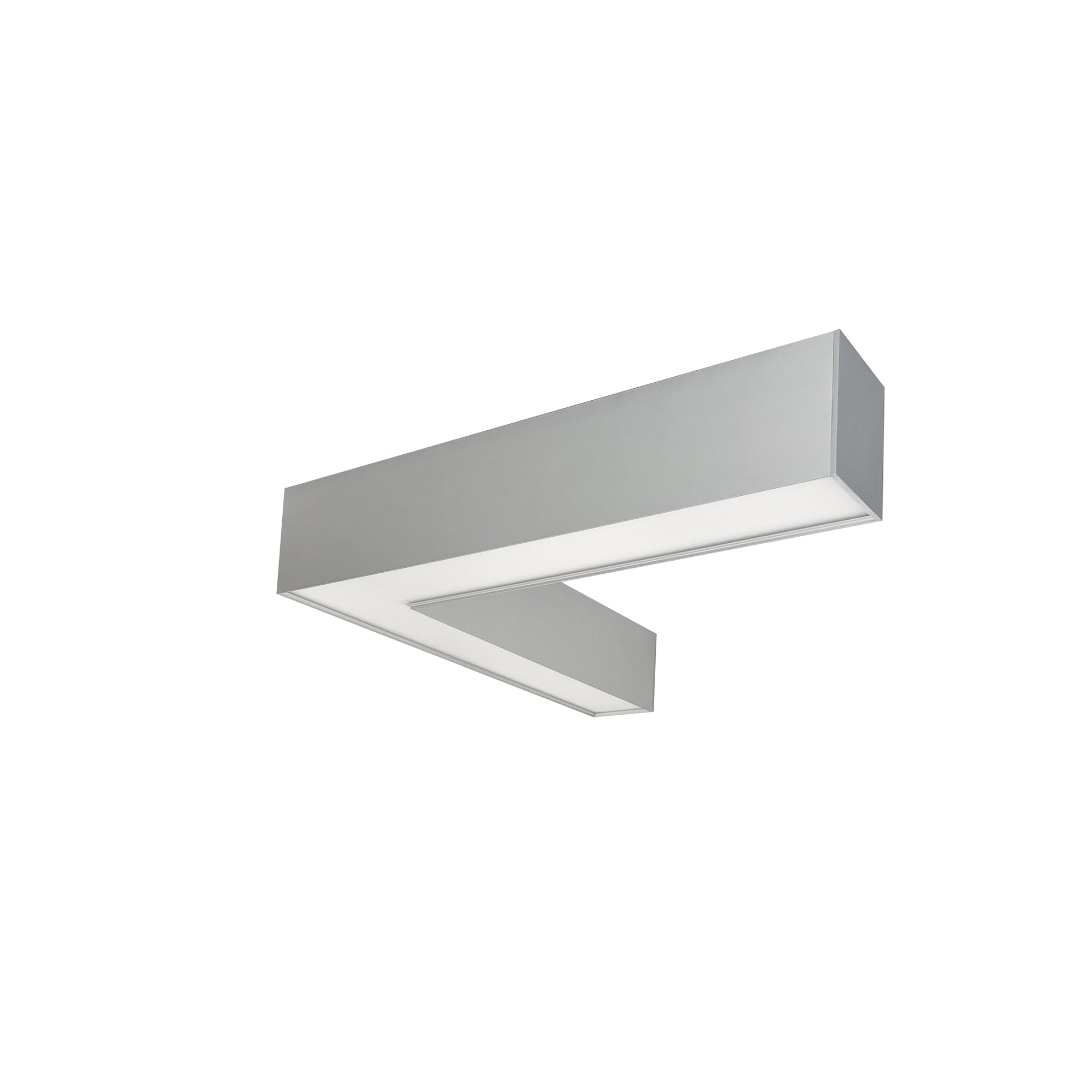 Nora Lighting NLUD - L334A "L" Shaped L - Line LED Indirect/Direct Linear, 3781lm / Selectable CCT, Aluminum Finish - Sonic Electric