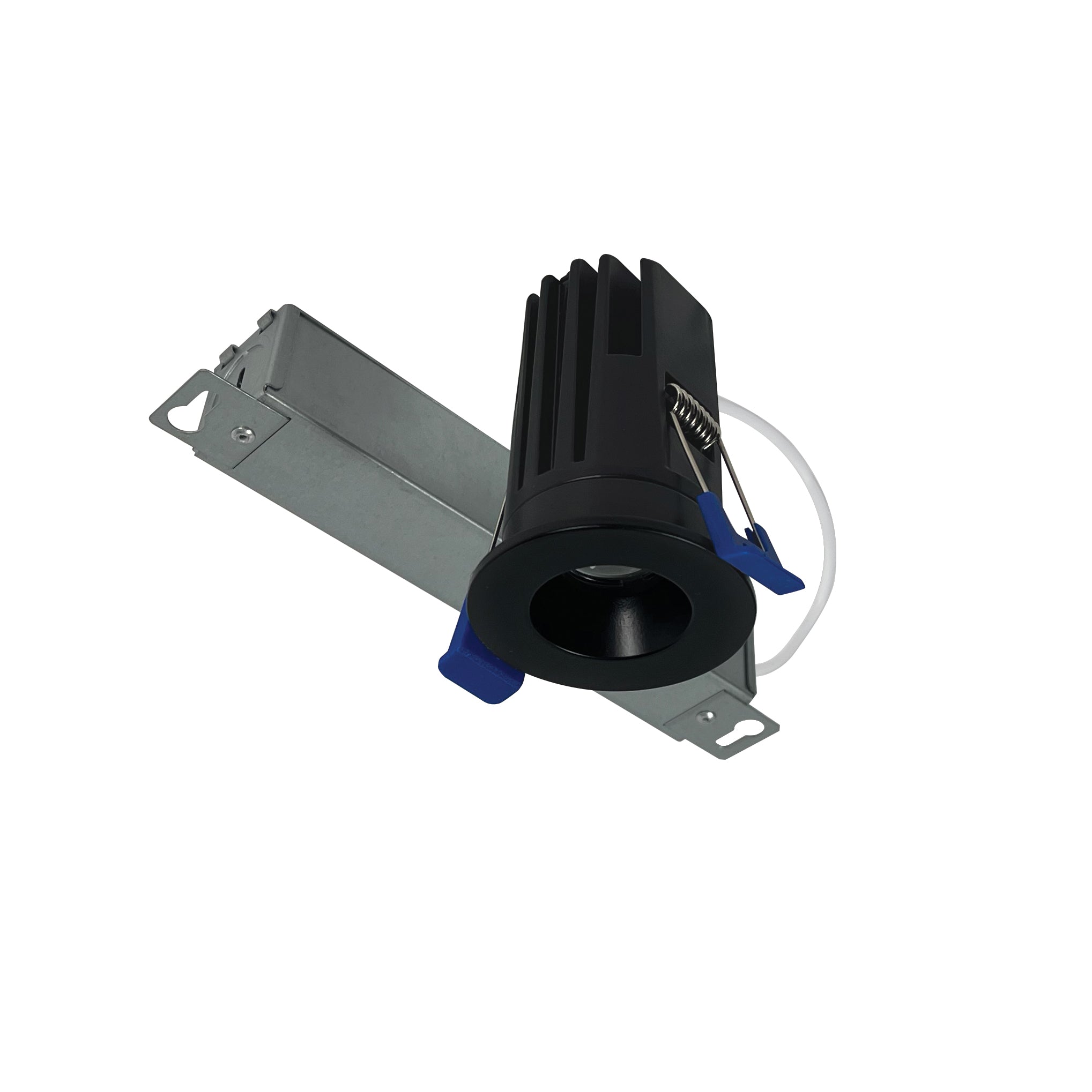 Nora Lighting NM1 - PRDCL127BB 1" M1+ Round LED Downlight, 600lm / 9W, 2700K, Matte Black finish - Sonic Electric