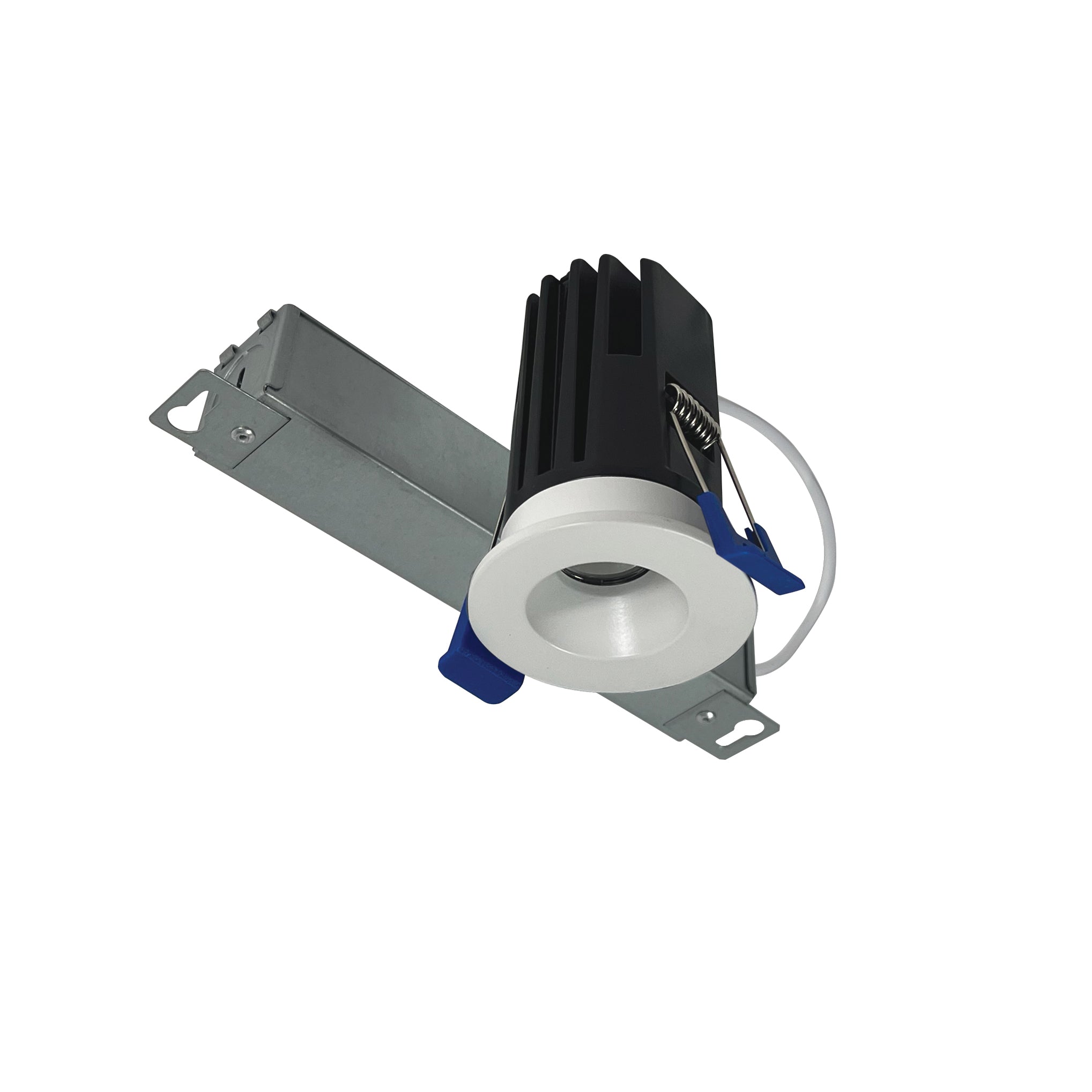 Nora Lighting NM1 - PRDCL130MPW 1" M1+ Round LED Downlight, 600lm / 9W, 3000K, Matte Powder White finish - Sonic Electric