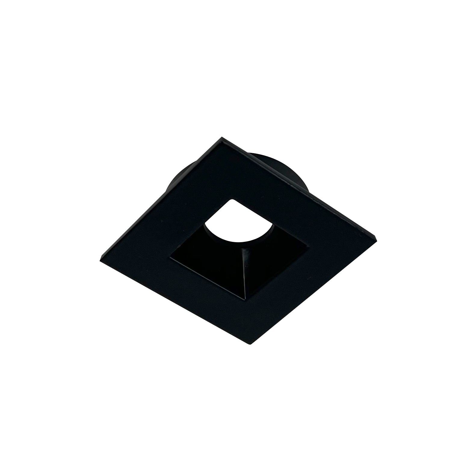 Nora Lighting NM1 - PSDTBB Square Trim for NM1 - PRDC, Matte Black finish - Sonic Electric