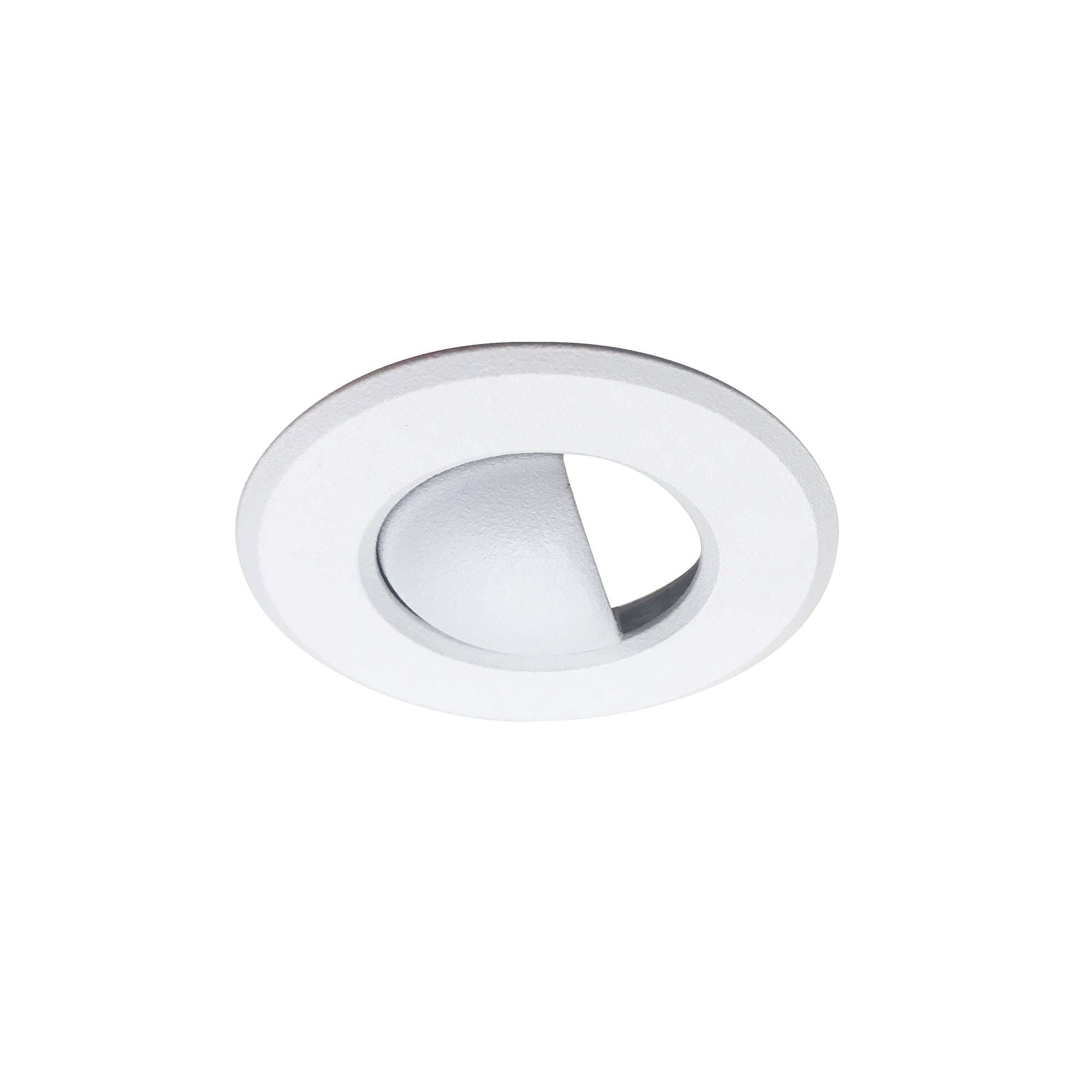 Nora Lighting NM1 - RAEYELIDW 1" Round M1 Scoop Trim, White - Sonic Electric