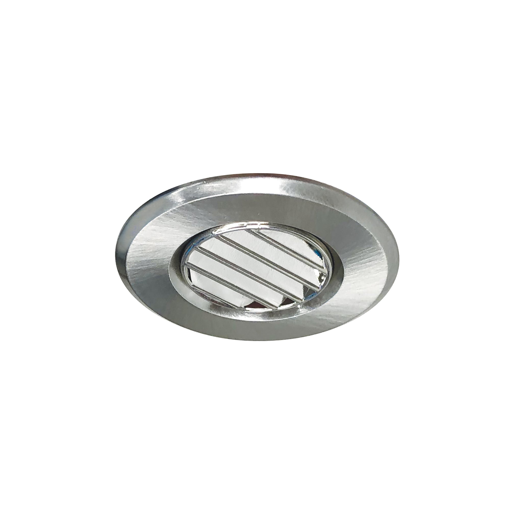 Nora Lighting NM1 - RLOUVBN 1" Round M1 Louver Trim, Brushed Nickel - Sonic Electric