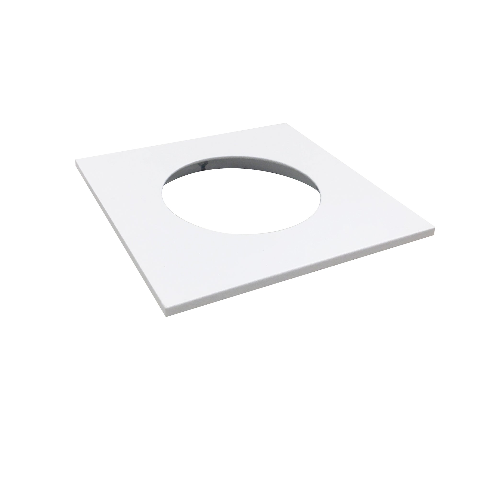 Nora Lighting NM2 - 2SGTMPW Square Trim for NM2 - 2RG, Matte Powder White - Sonic Electric