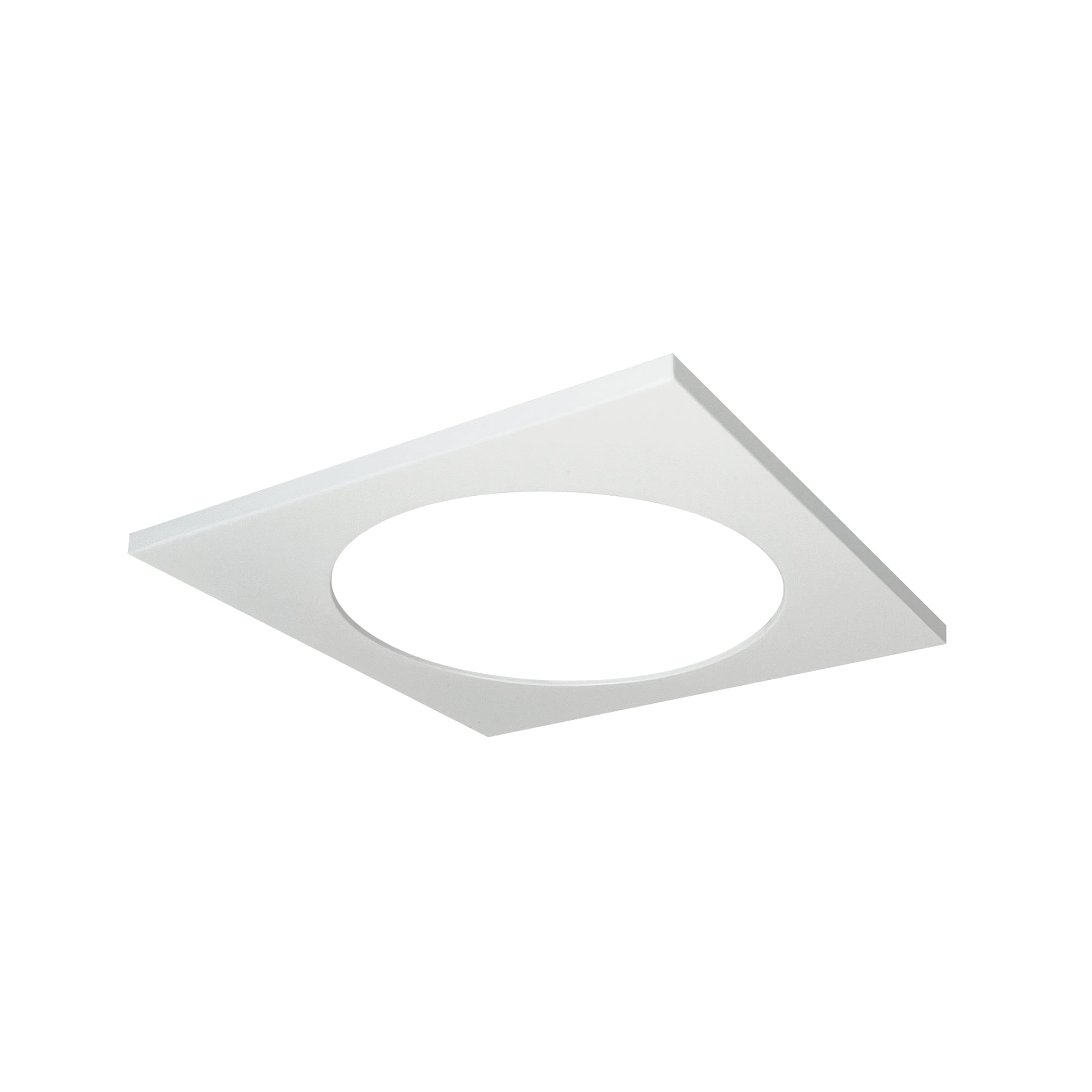 Nora Lighting NM4 - SETMPW Square Trim for NM4 - R470, Matte Powder White - Sonic Electric