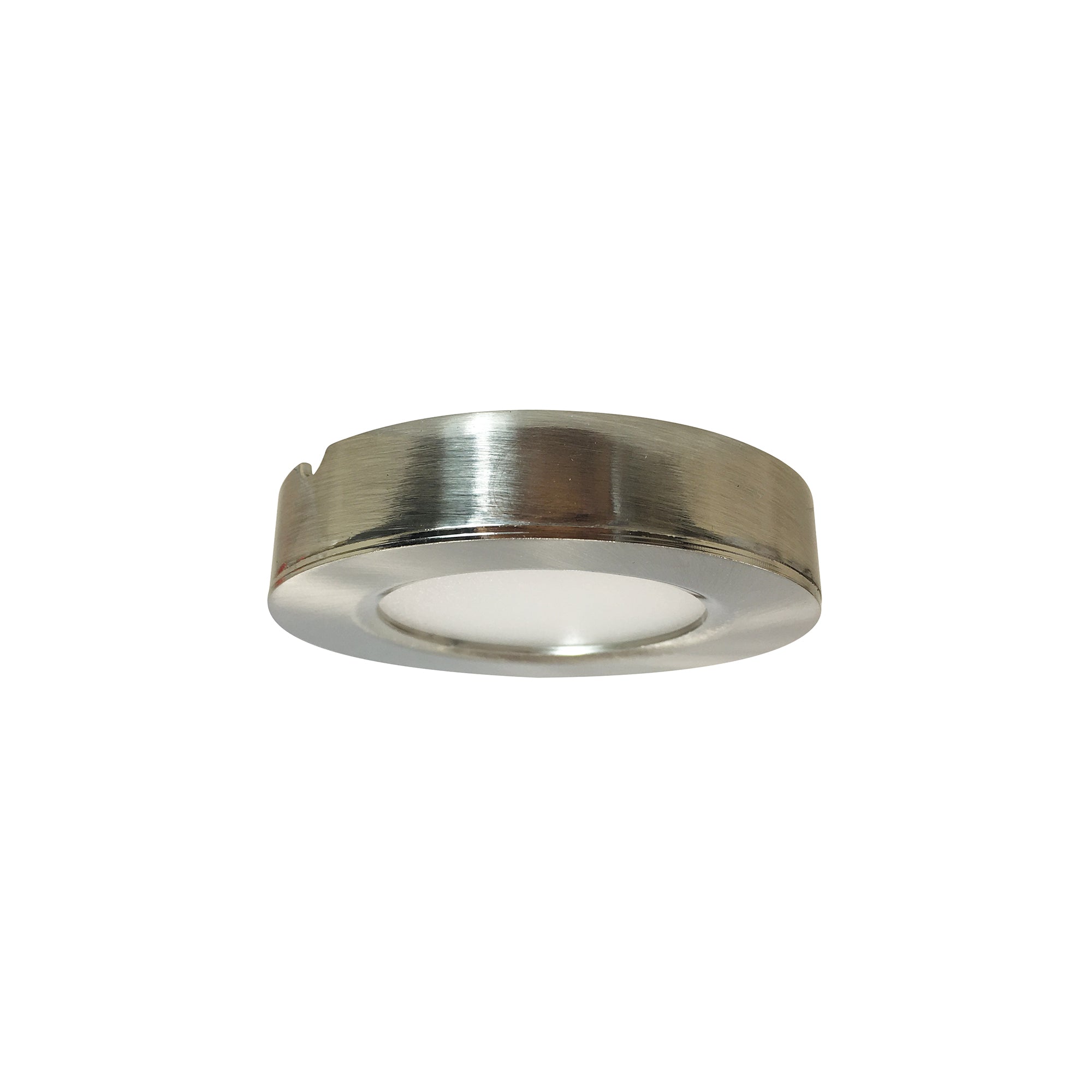 Nora Lighting NMP - LED35BN 12V Josh LED Puck Light, 300lm / 3500K, Brushed Nickel Finish - Sonic Electric
