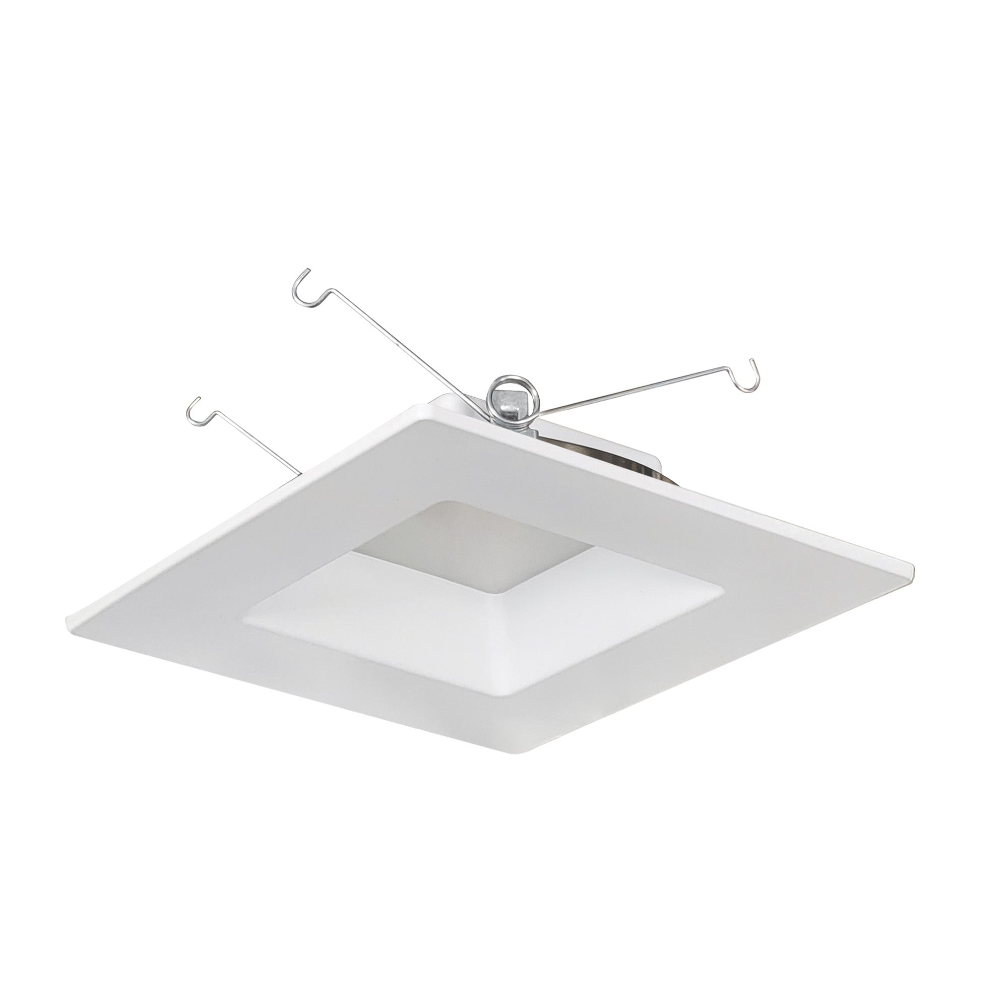 Nora Lighting NOXAC - 63627WW/HL 6" AC Onyx Square LED Retrofit Reflector, 1100lm / 17W, 2700K, White Finish - Sonic Electric