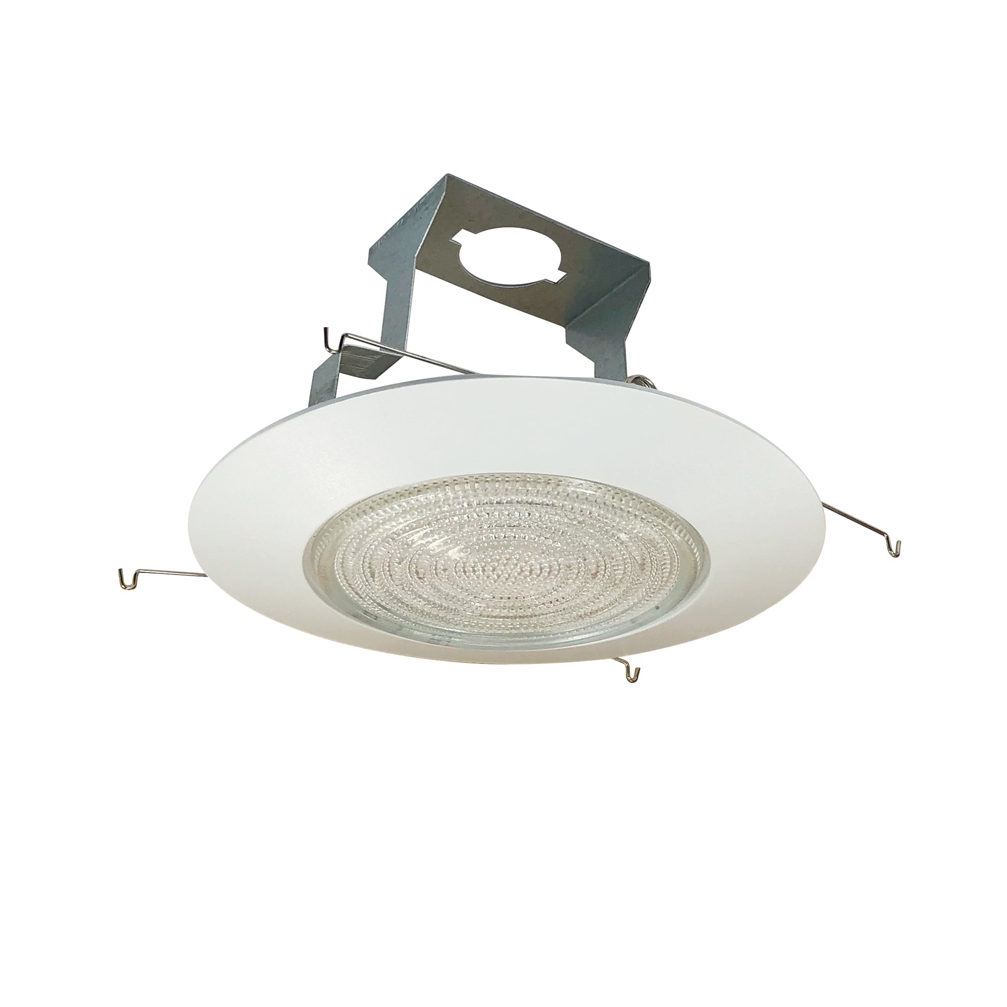 Nora Lighting NP - 323 6" Fresnel Lens w/ Plastic Trim & Bracket, White - Sonic Electric
