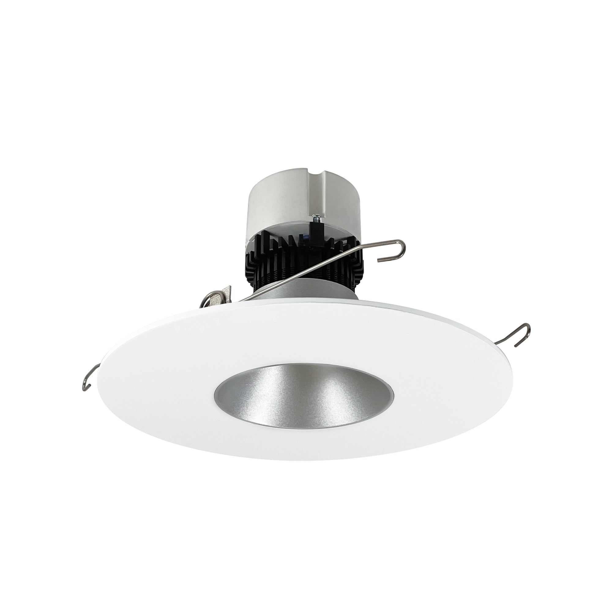 Nora Lighting NPR - 56RNDCCDXHZMPW 5"/6" Pearl LED Round Retrofit Reflector, 800lm / 12W, Comfort Dim, Haze Reflector / Matte Powder White Flange - Sonic Electric