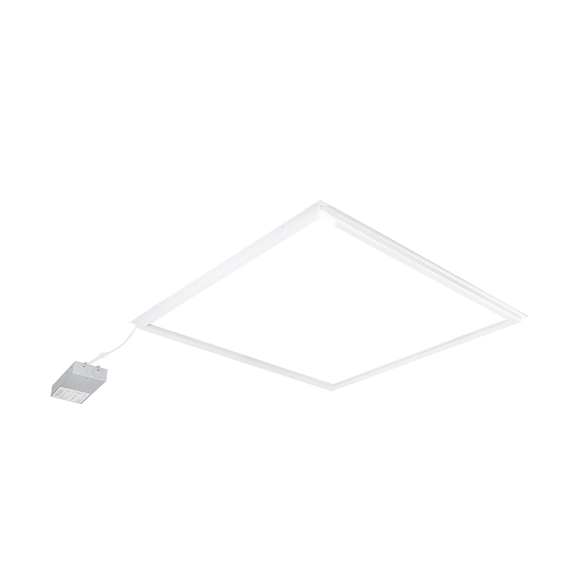 Nora Lighting NPTPSW - E22/345W 2'x2' LED Frame Light with Selectable Lumens & CCT, White Finish - Sonic Electric