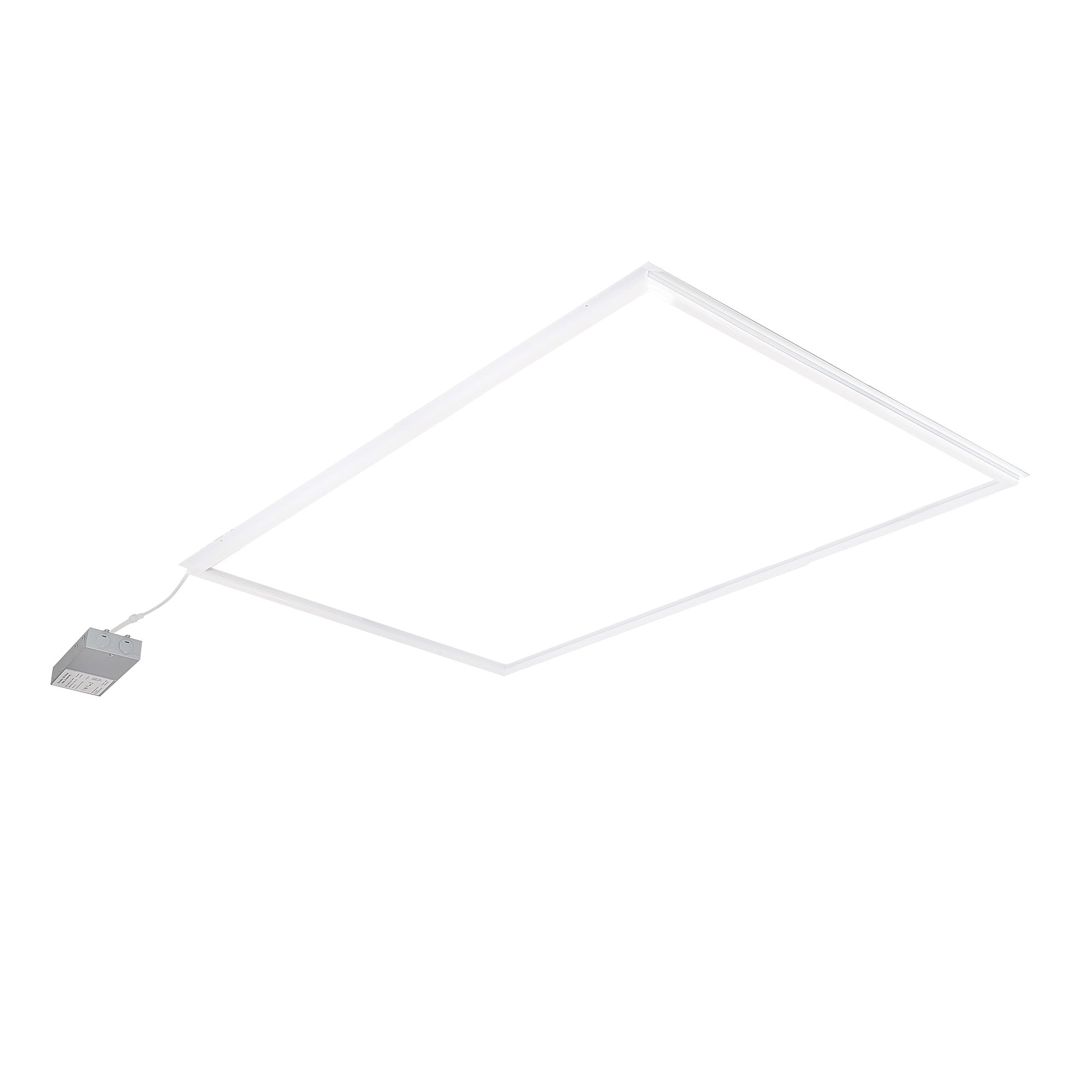 Nora Lighting NPTPSW - E24/345W 2'x4' LED Frame Light with Selectable Lumens & CCT, White Finish - Sonic Electric