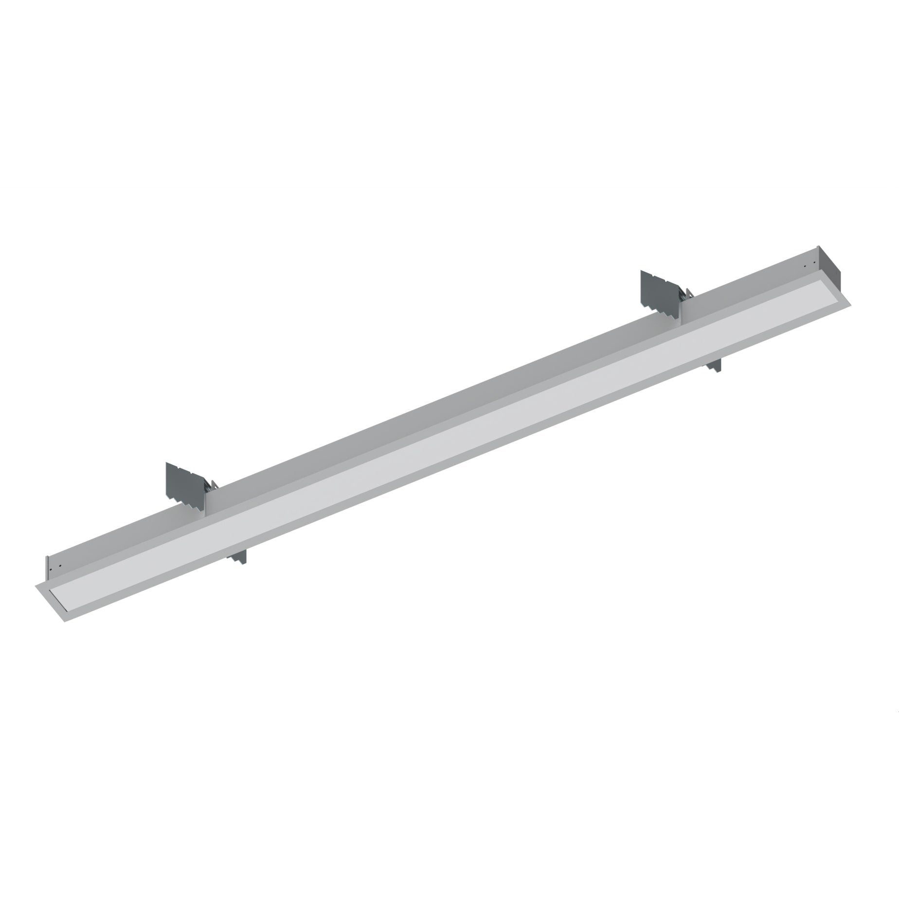 Nora Lighting NRLIN - 41035A 4' L - Line LED Recessed Linear, 4200lm / 3500K, Aluminum Finish - Sonic Electric
