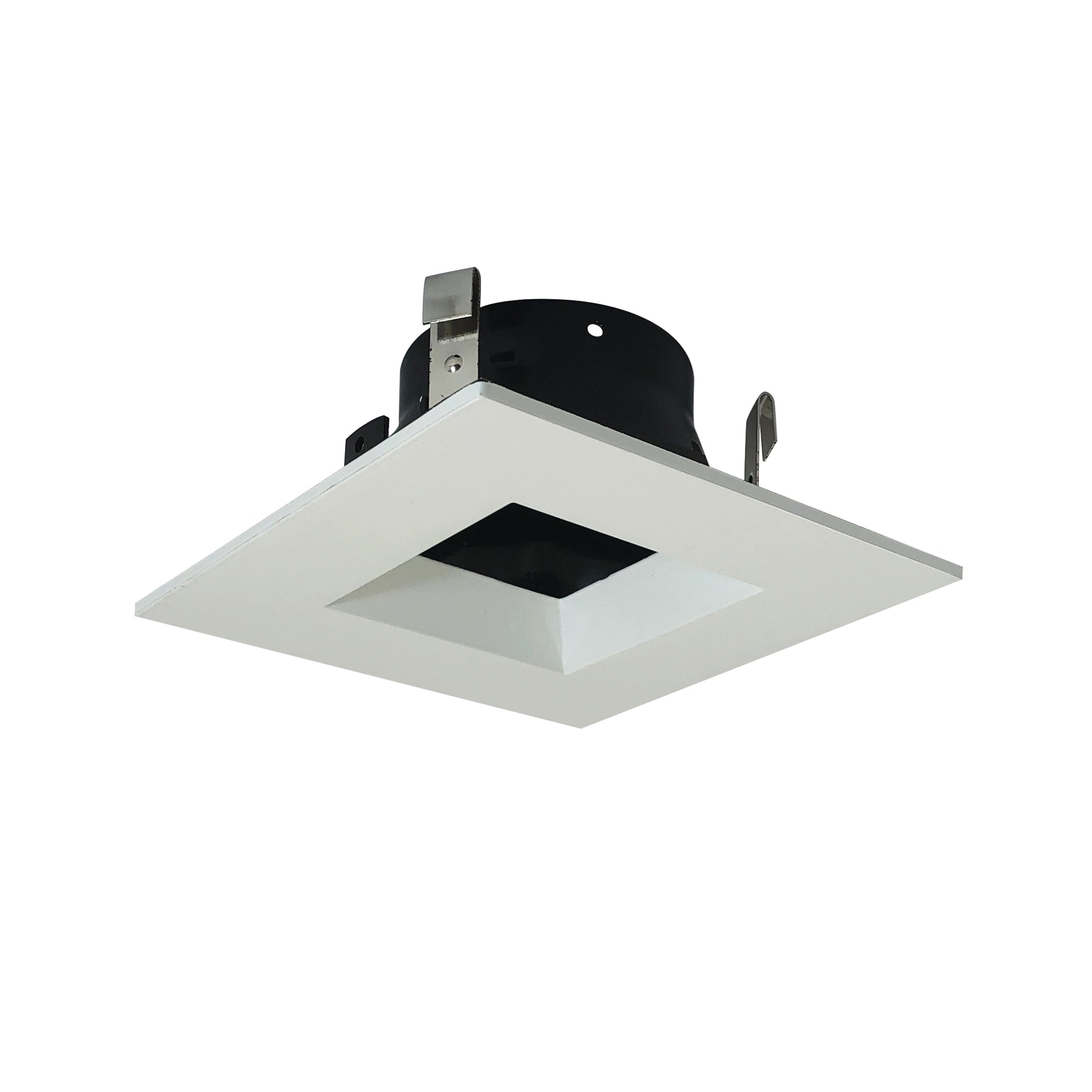 Nora Lighting NS - 4857BWW 4"SQTRM REGRESS,BLK REF,WH/WH - Sonic Electric