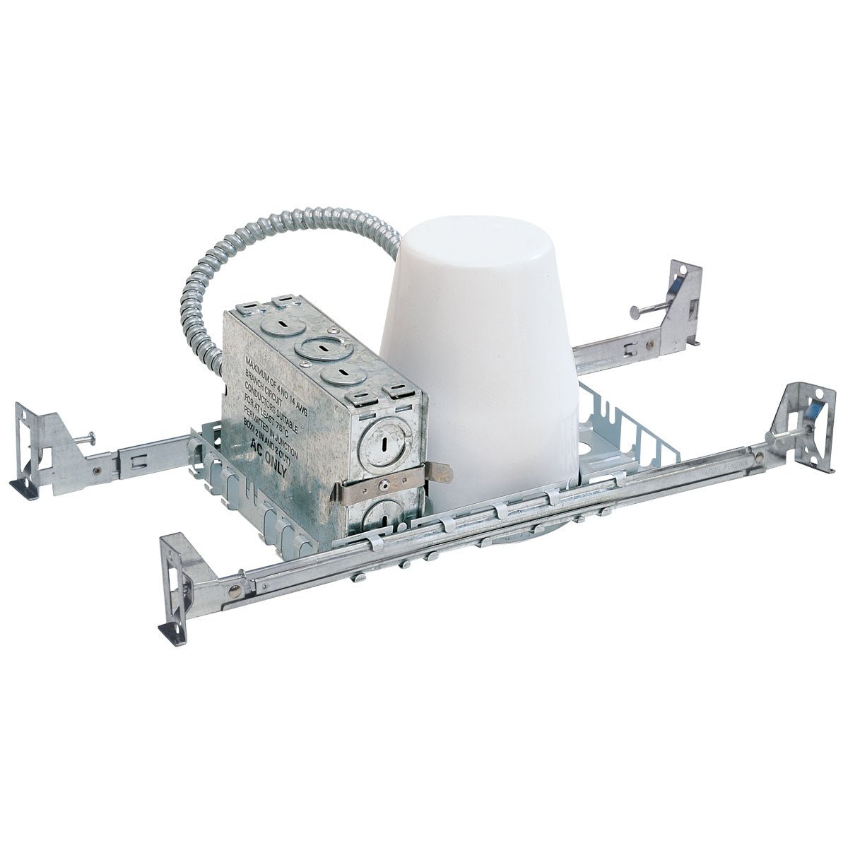 Nora Lighting NSL - 401AT/10 4" Line Voltage Non - IC AT New Construction Housing, No Lamp - Sonic Electric