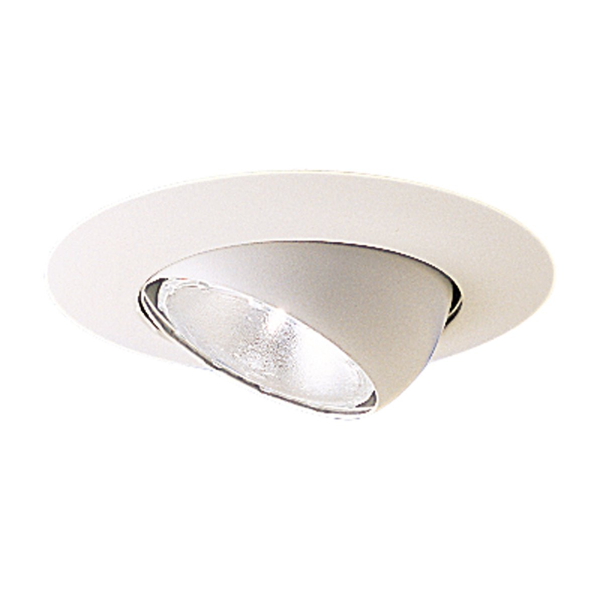 Nora Lighting NT - 28 6" BR/PAR30 Eyeball w/ Metal Trim, White - Sonic Electric