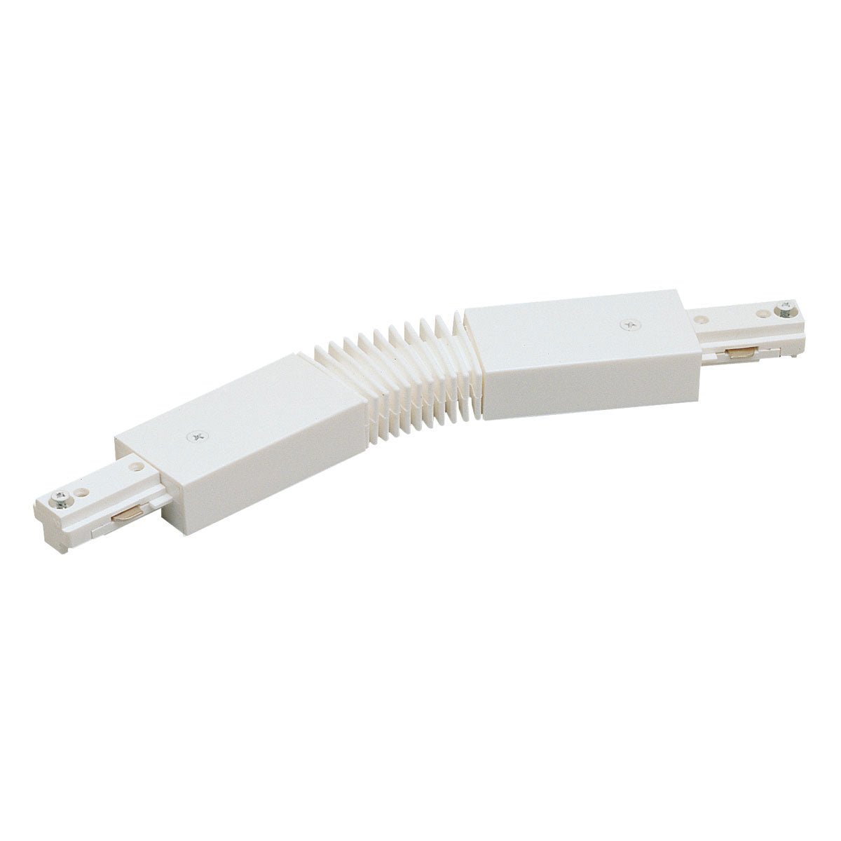 Nora Lighting NT - 309W Flexible Connector for One - Circuit Track, White Finish - Sonic Electric