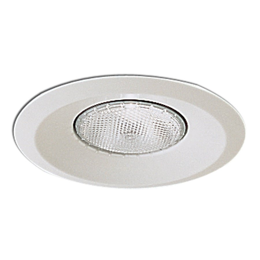 Nora Lighting NT - 30D 6" BR30/PAR30 Open Metal Trim, White - Sonic Electric